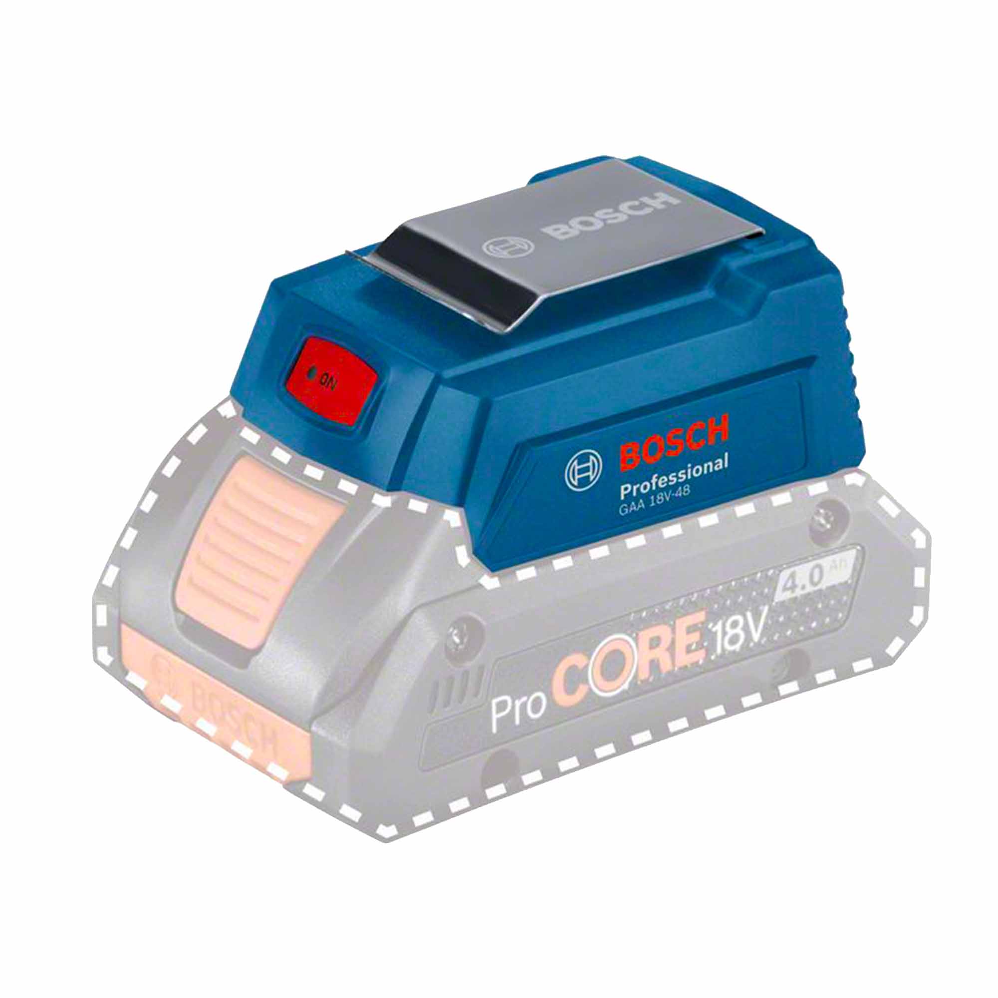 Adattatore USB per batterie Bosch GAA 18V-48 - Image 2