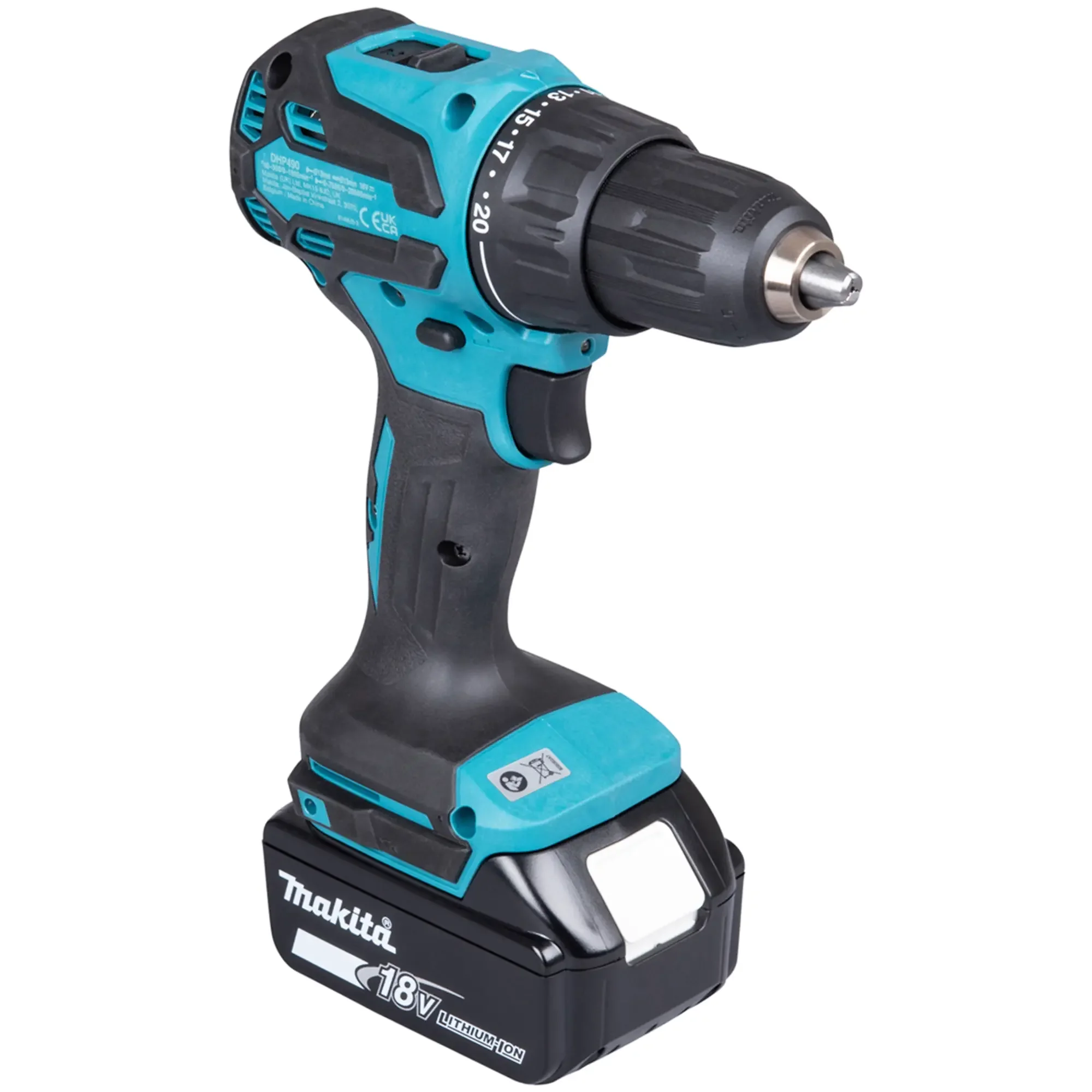 Avvitatore a percussione Makita DHP490RTJ 18V 5Ah - Image 8