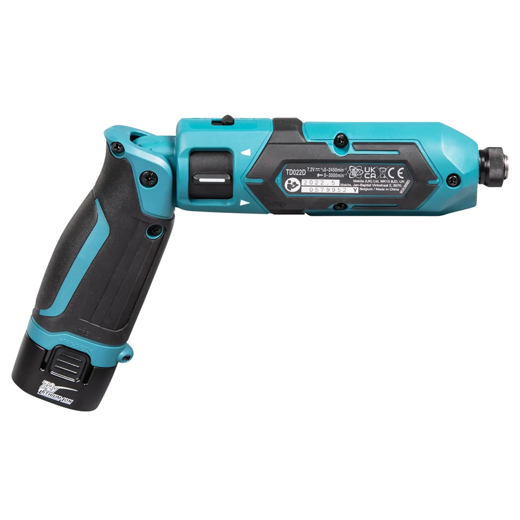 Avvitatore storto a impulsi Makita TD022DSE 7,2V 1.5Ah - Image 4