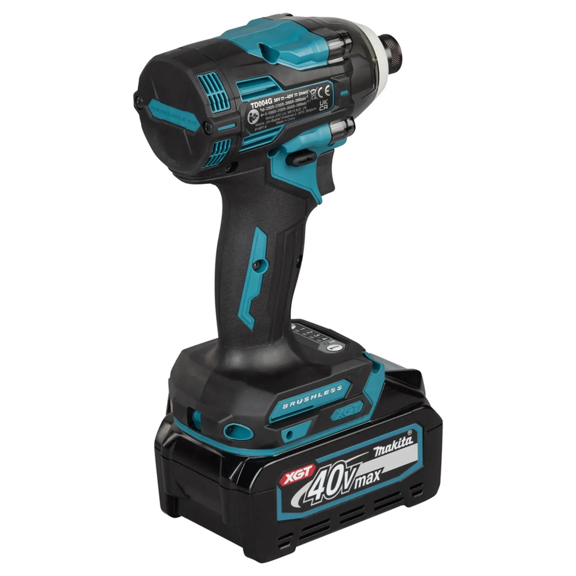 Avvitatore a impulsi Makita TD004GD201 40V 2.5Ah - Image 4