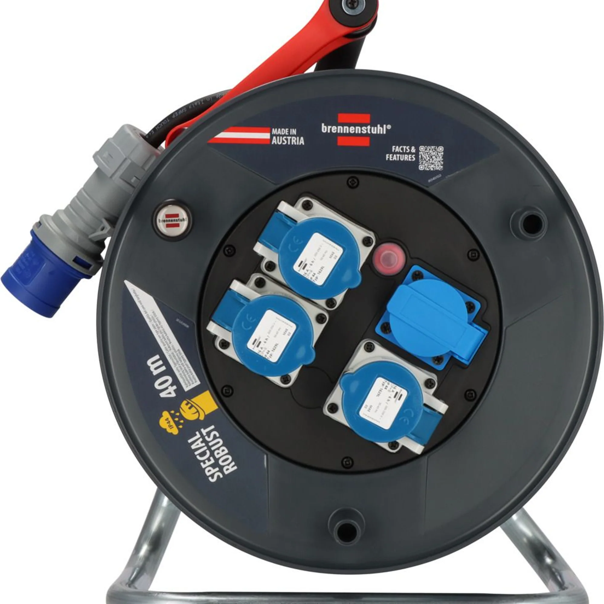 Avvolgicavo Brennenstuhl ST 320 IP44 40m 3x CEE 230V/16A - Image 2