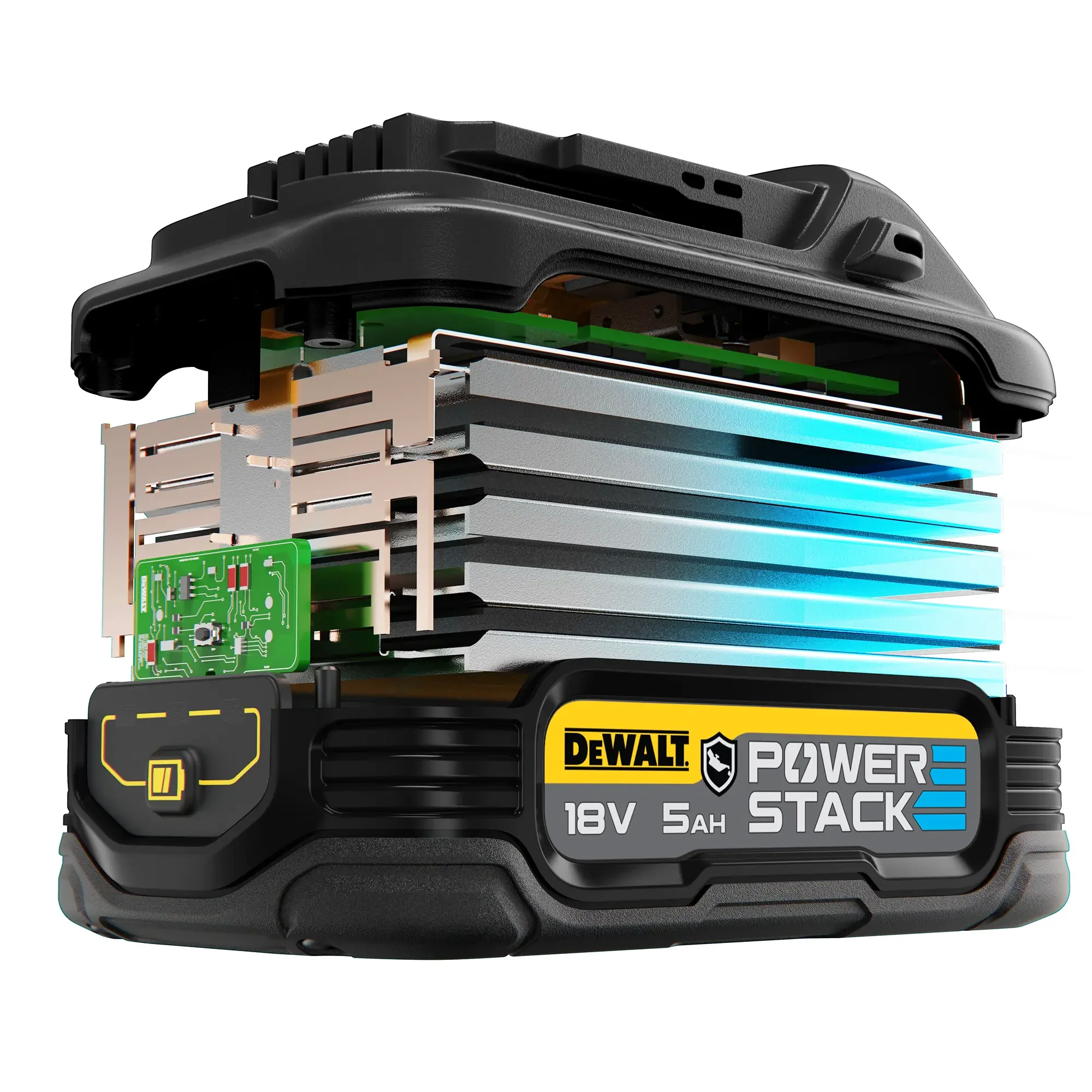 Batteria XR POWERSTACK Dewalt DCBP518-XJ 18V 5Ah - Image 2