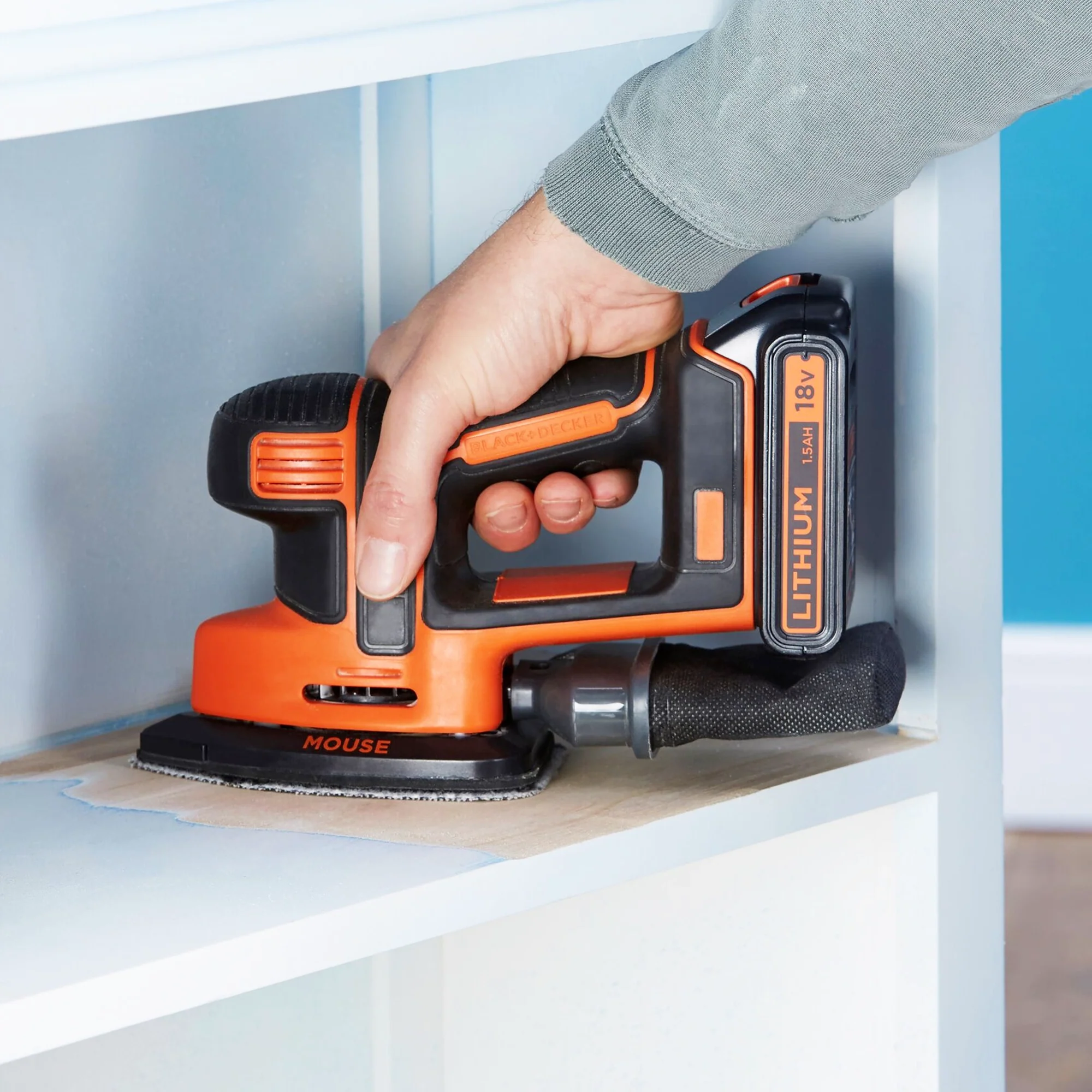 Levigatrice mouse Black+Decker BDCDS18-QW 18V 2Ah - Image 3