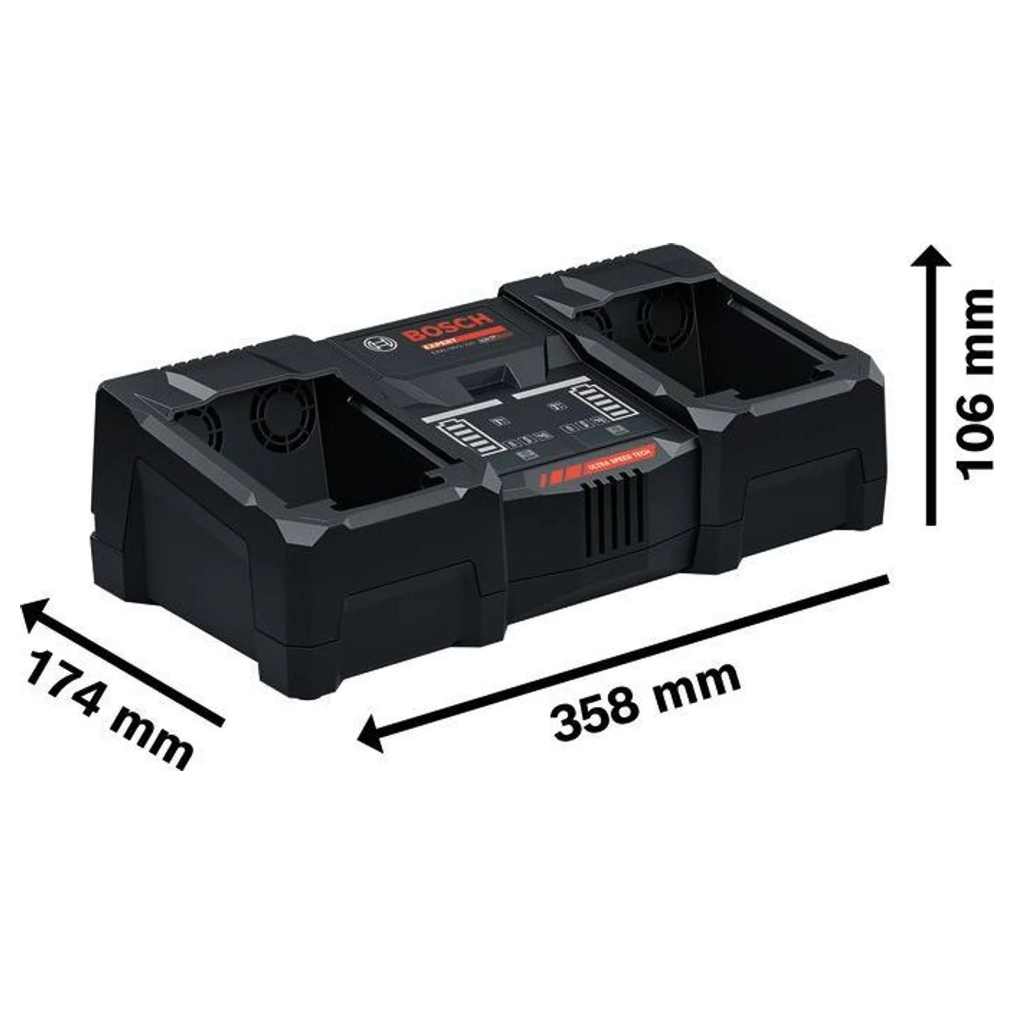 Caricabatterie Bosch Expert EXAL18V2-320 18V - Image 6