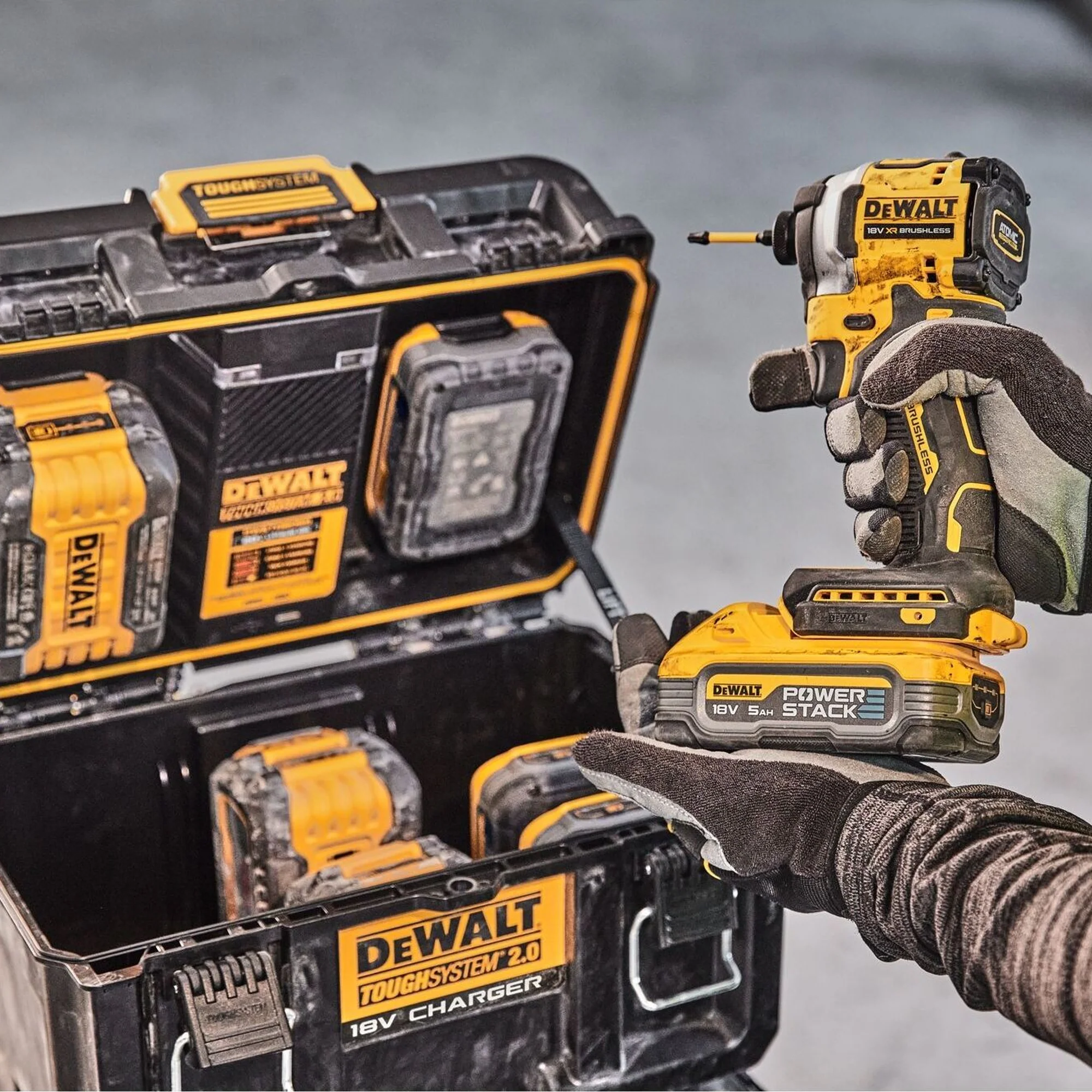 Caricabatterie Doppio Dewalt DWST83471-QW ToughSystem 2.0 - Image 11