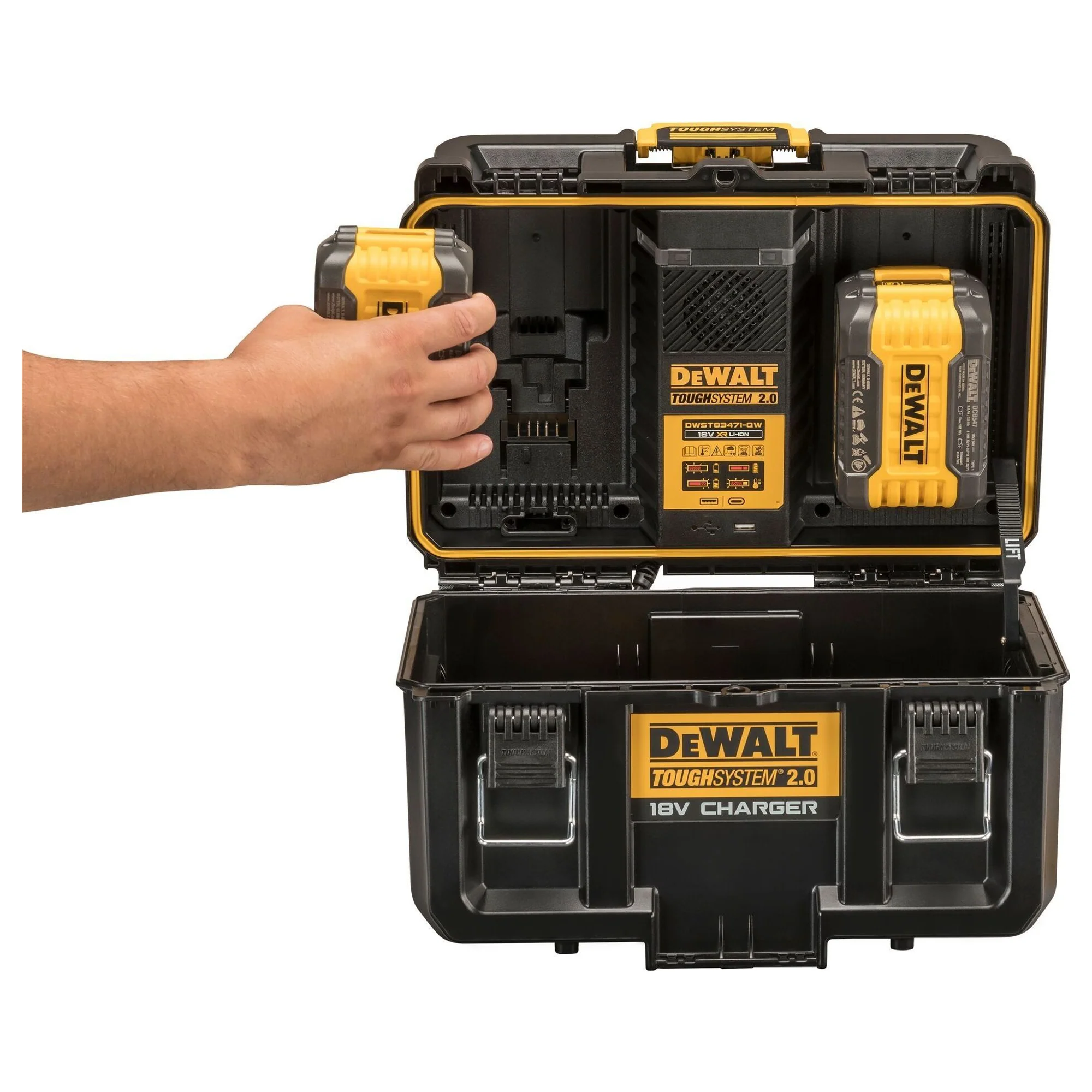 Caricabatterie Doppio Dewalt DWST83471-QW ToughSystem 2.0 - Image 13