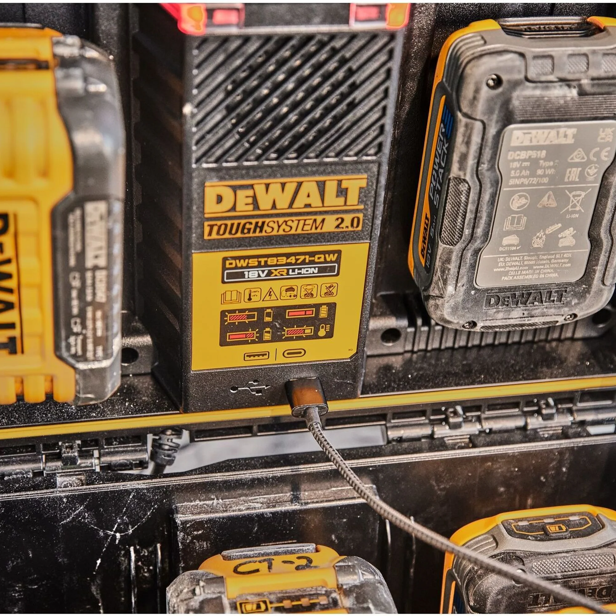 Caricabatterie Doppio Dewalt DWST83471-QW ToughSystem 2.0 - Image 14