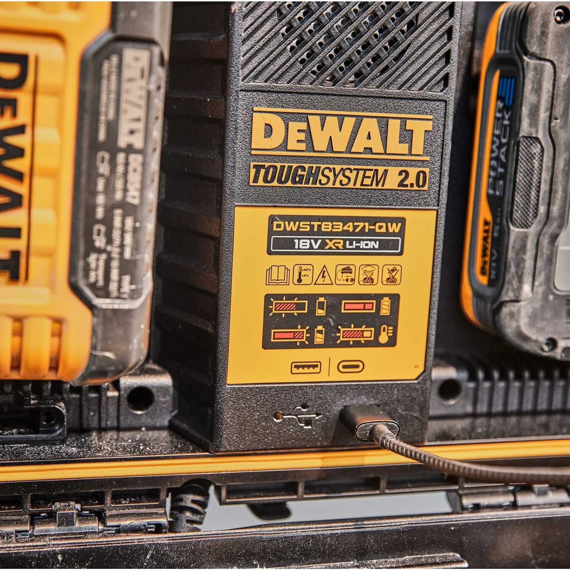 Caricabatterie Doppio Dewalt DWST83471-QW ToughSystem 2.0 - Image 23
