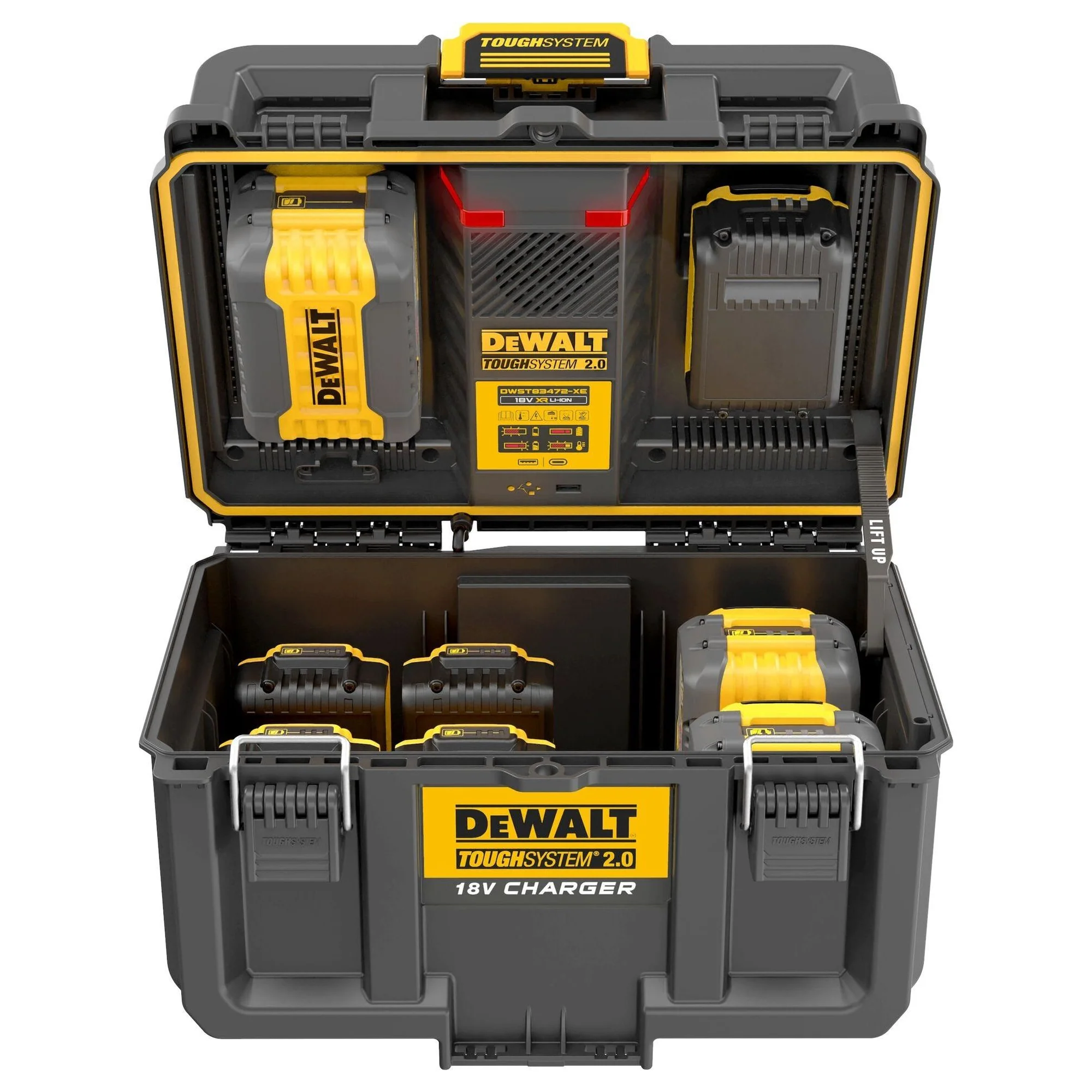Caricabatterie Doppio Dewalt DWST83471-QW ToughSystem 2.0 - Image 4