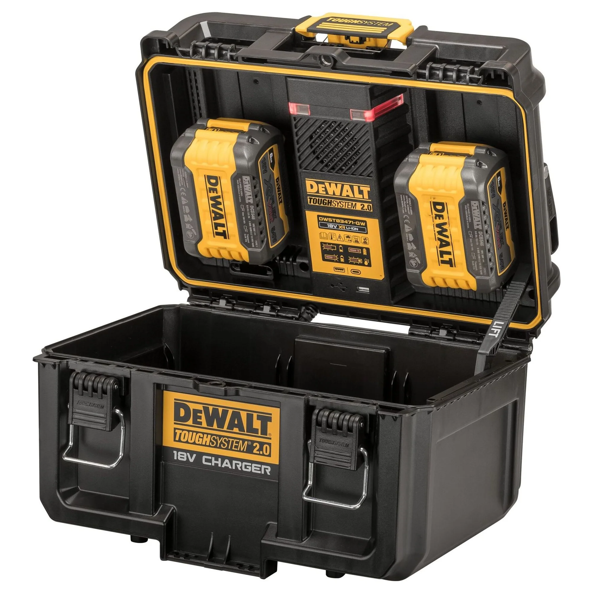 Caricabatterie Doppio Dewalt DWST83471-QW ToughSystem 2.0 - Image 7