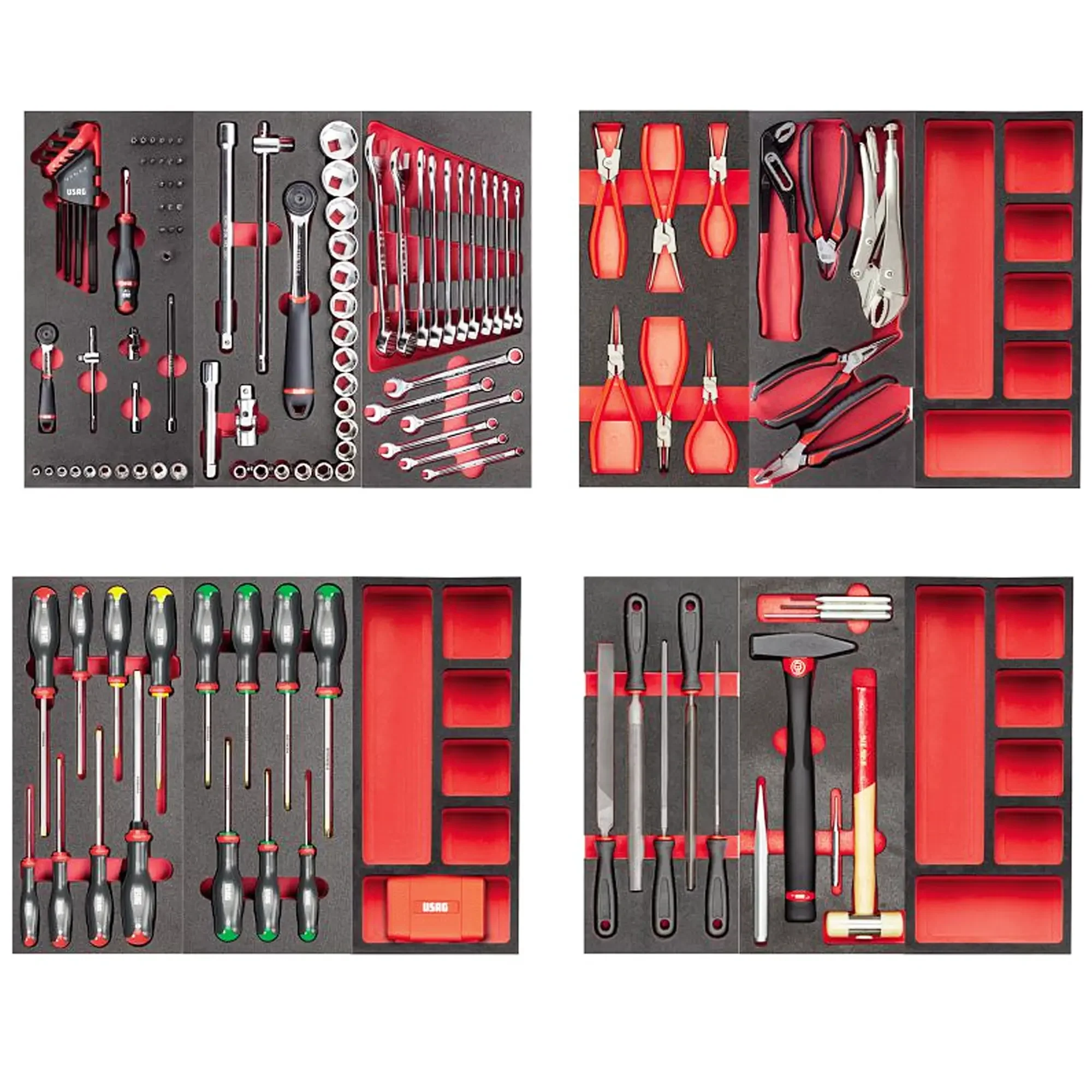 Carrello START Usag 516 ST6NMM con Assortimento Manutenzione 156 pz - Image 3