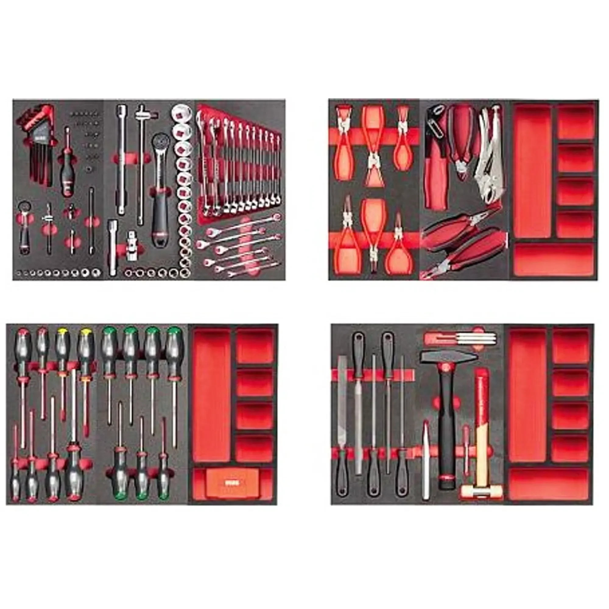 Carrello Usag RACING 519 RS6/3MM con Assortimento Manutenzione 156 pz - Image 3