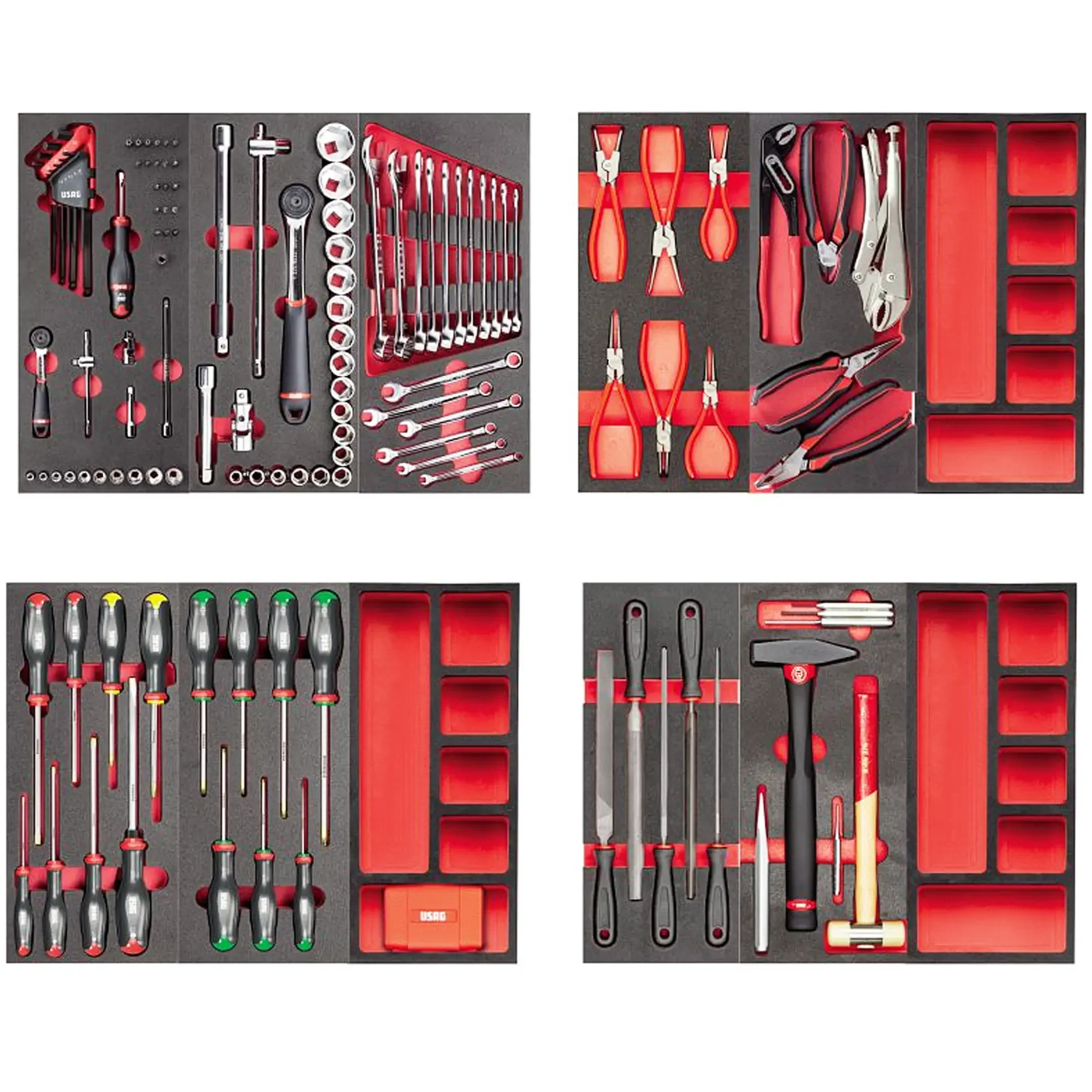 Carrello Porta Utensili Usag START 516 ST6MM con Assortimento 156 pz - Image 3