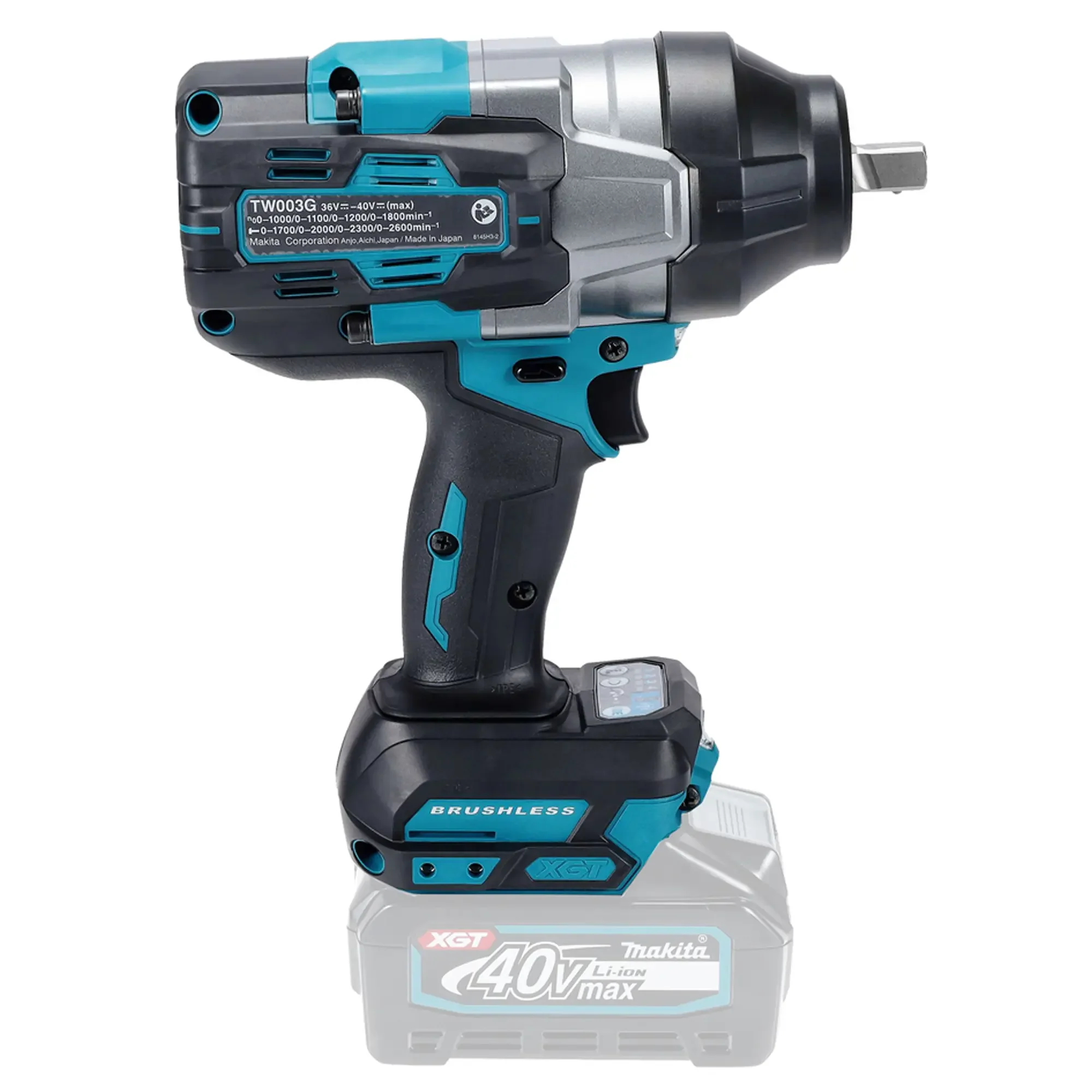 Chiave a Impulsi Makita TW003GZ01 40V - Image 4