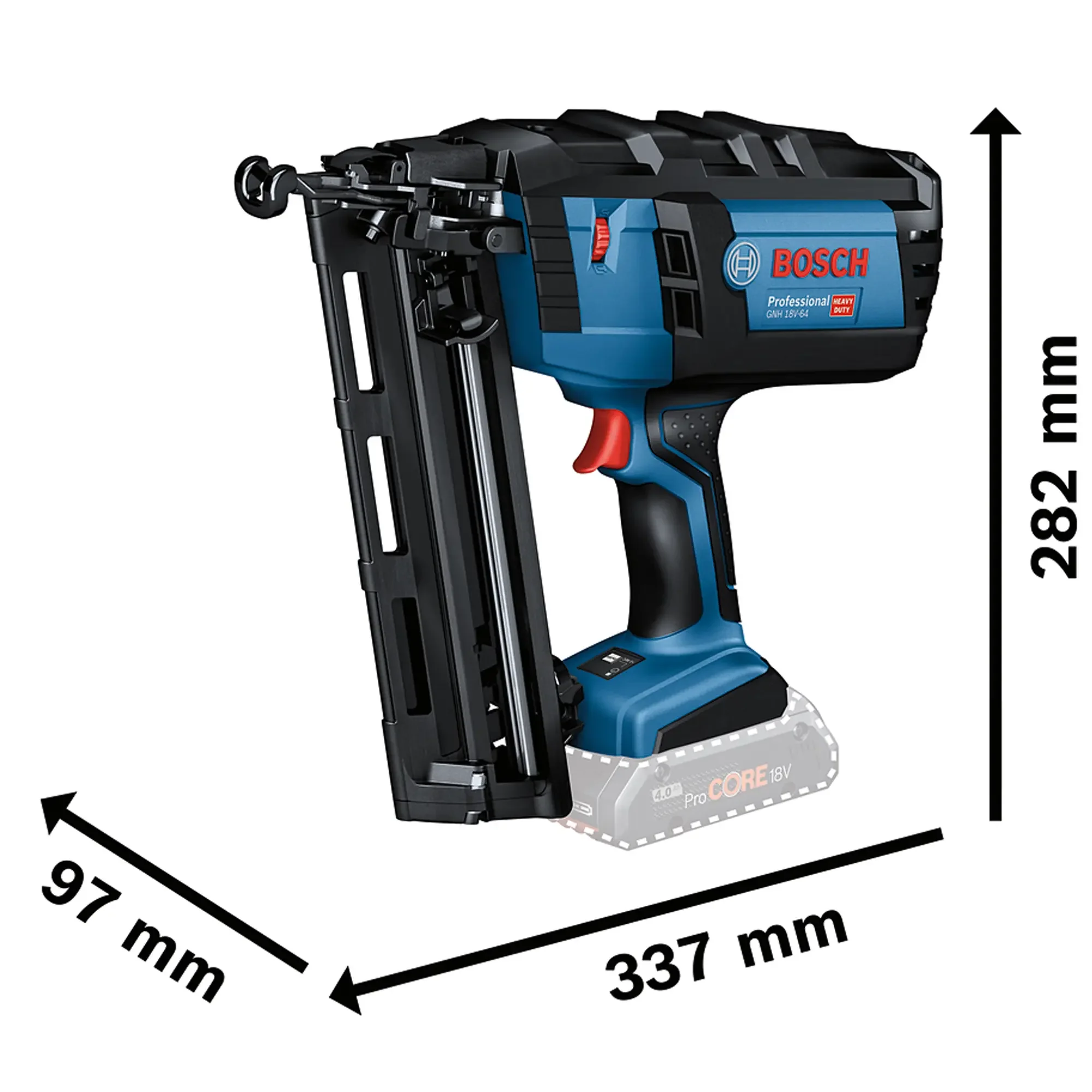 Chiodatrice Bosch GNH 18V-64 - Image 6