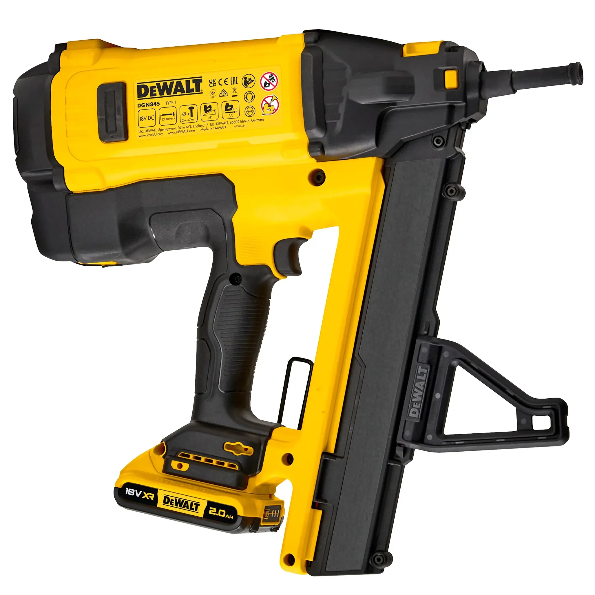 Chiodatrice a gas Dewalt DGN845D1-QW 18V 5Ah - Image 3