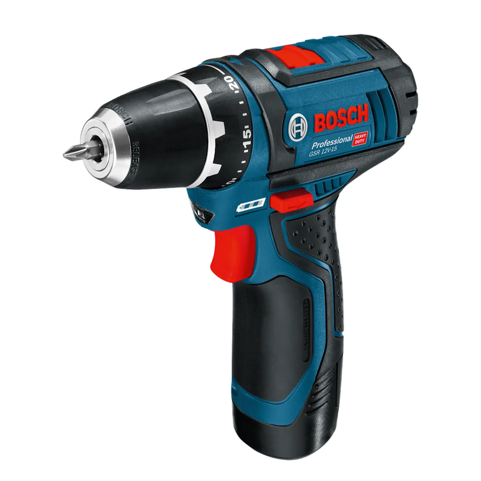 Combo Kit Bosch Professional GSR 12V-15 + GWS 12V-76 12V 2Ah - Image 4