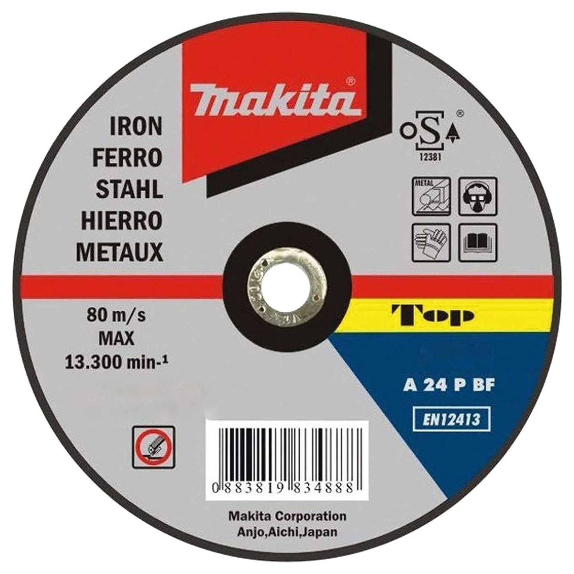 Disco da Sbavo Makita P-52984 125x6,4mm A24P