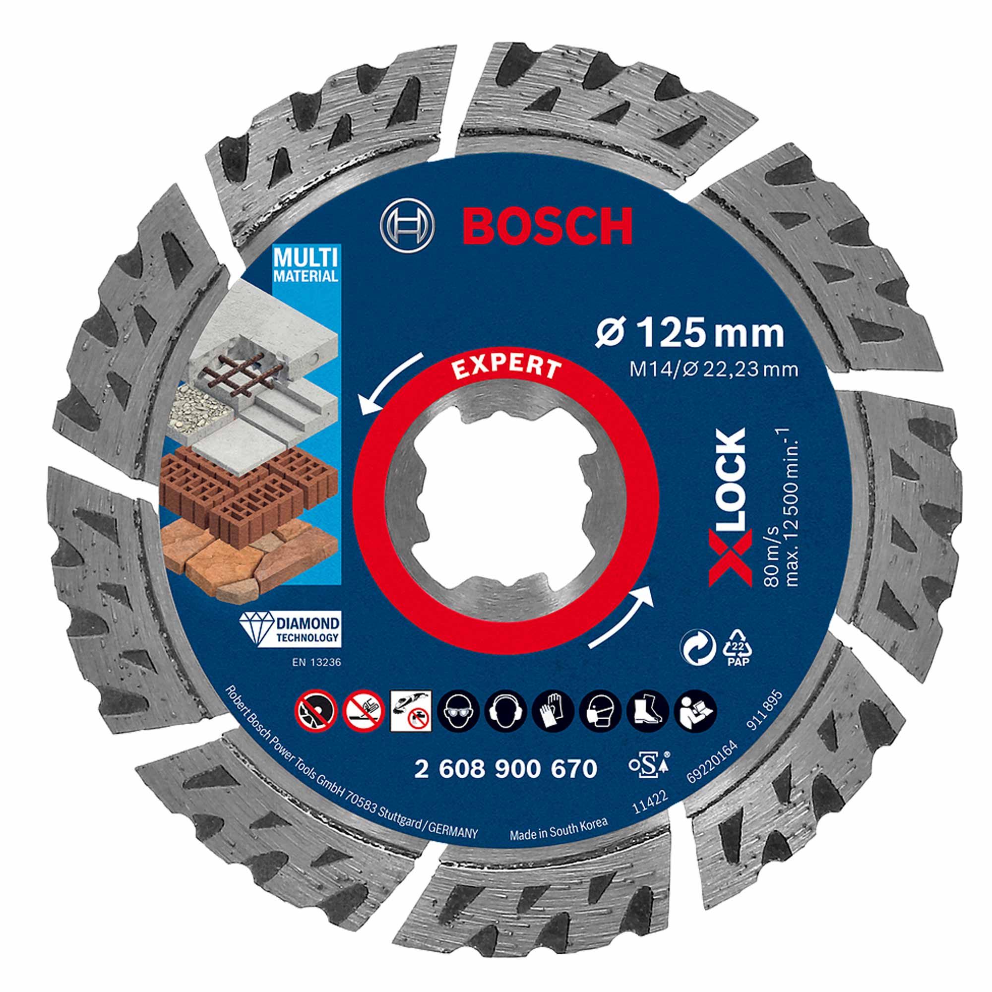 Disco Diamantato Expert Bosch MultiMaterial X-LOCK - Image 2