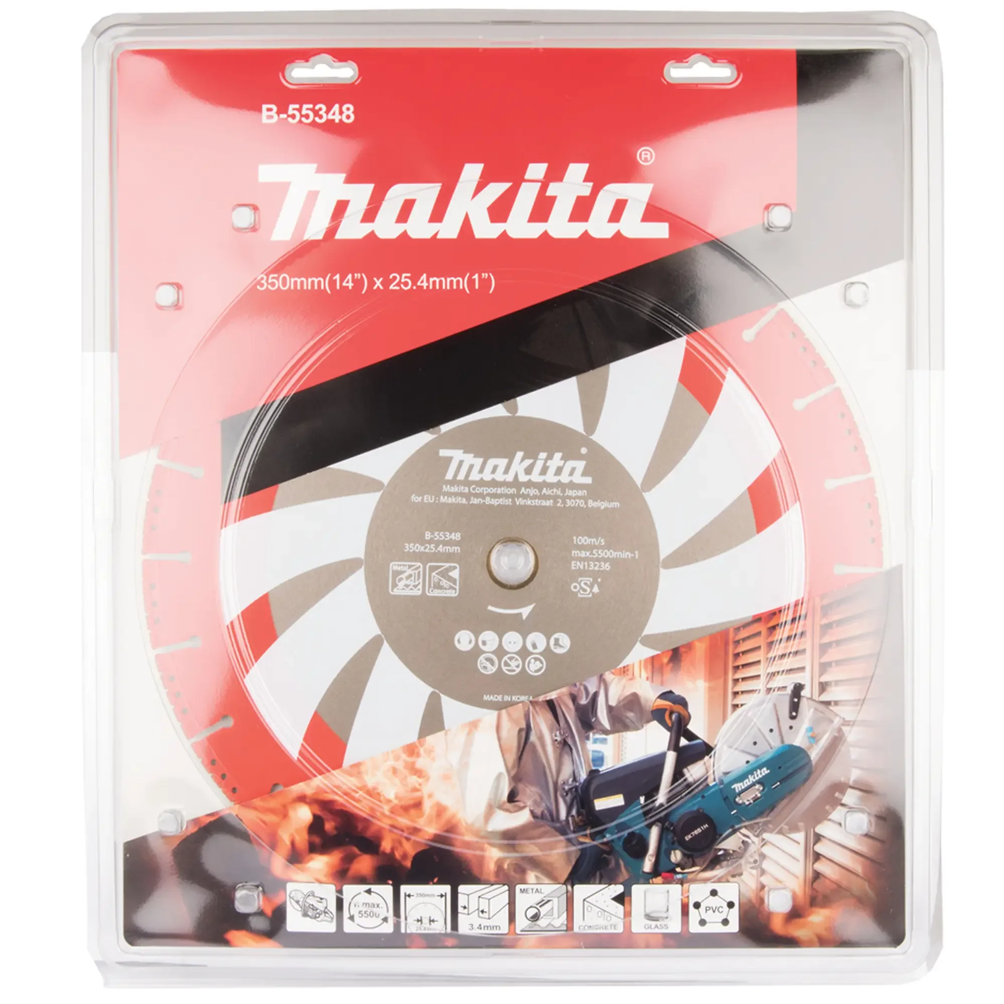 Disco diamantato Makita B-55348 da 355mm - Image 2