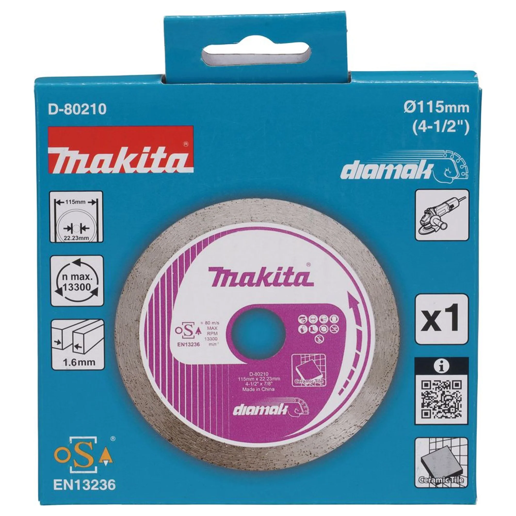 Disco Diamantato Makita D-80210 115mm Corona Continua - Image 3