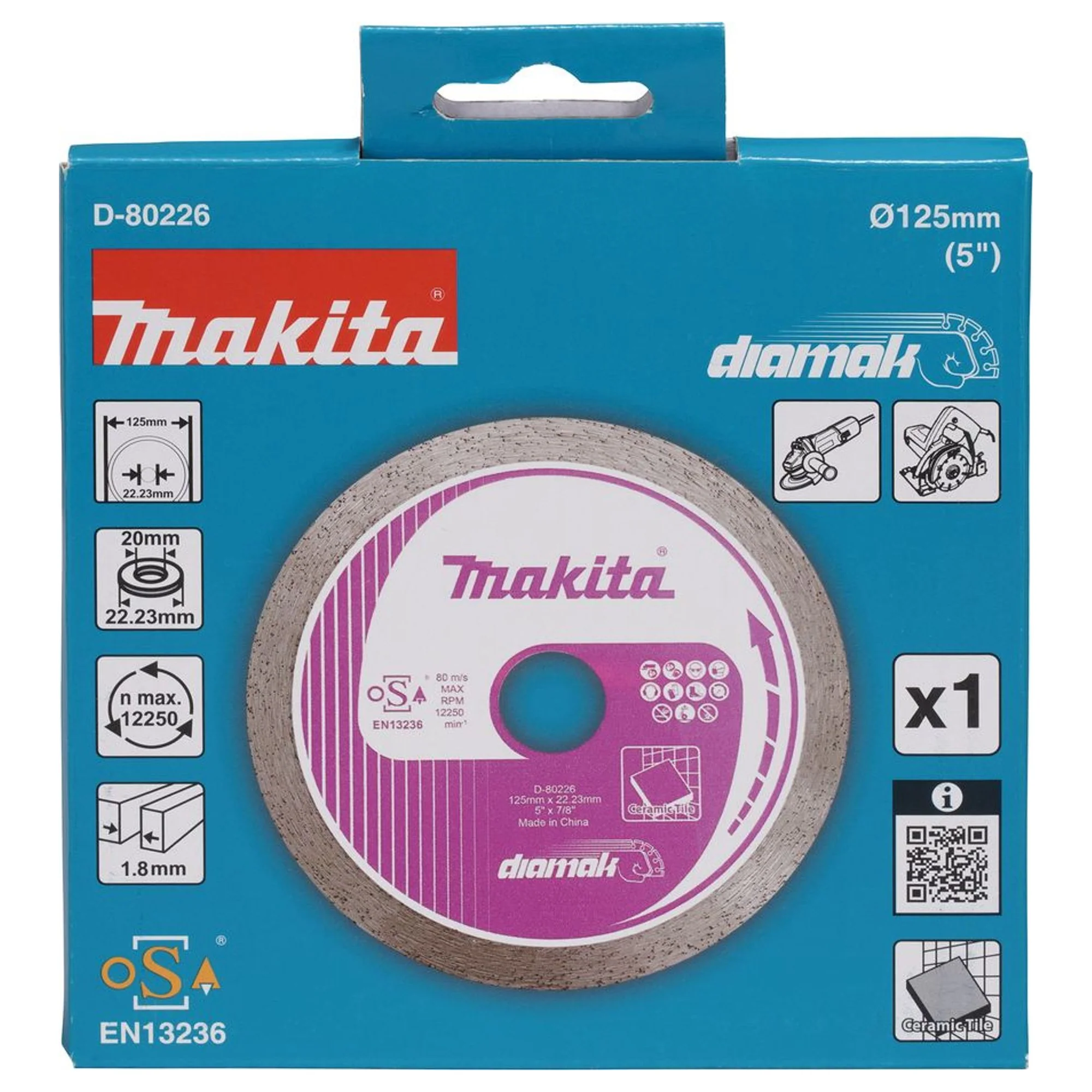 Disco Diamantato Makita D-80226 125mm - Image 3