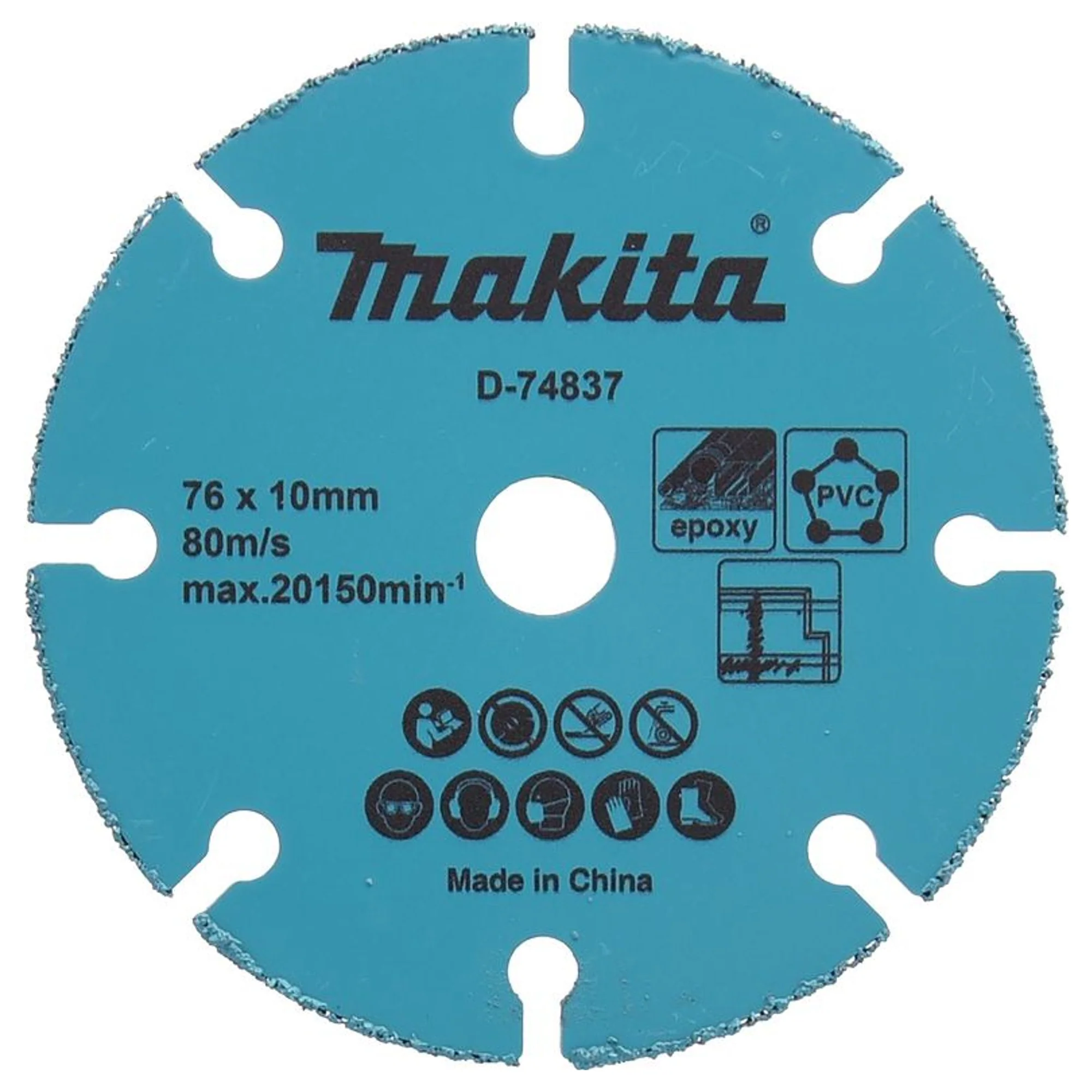 Disco da Taglio Carburo di Tungsteno Makita D-78374 76x10mm