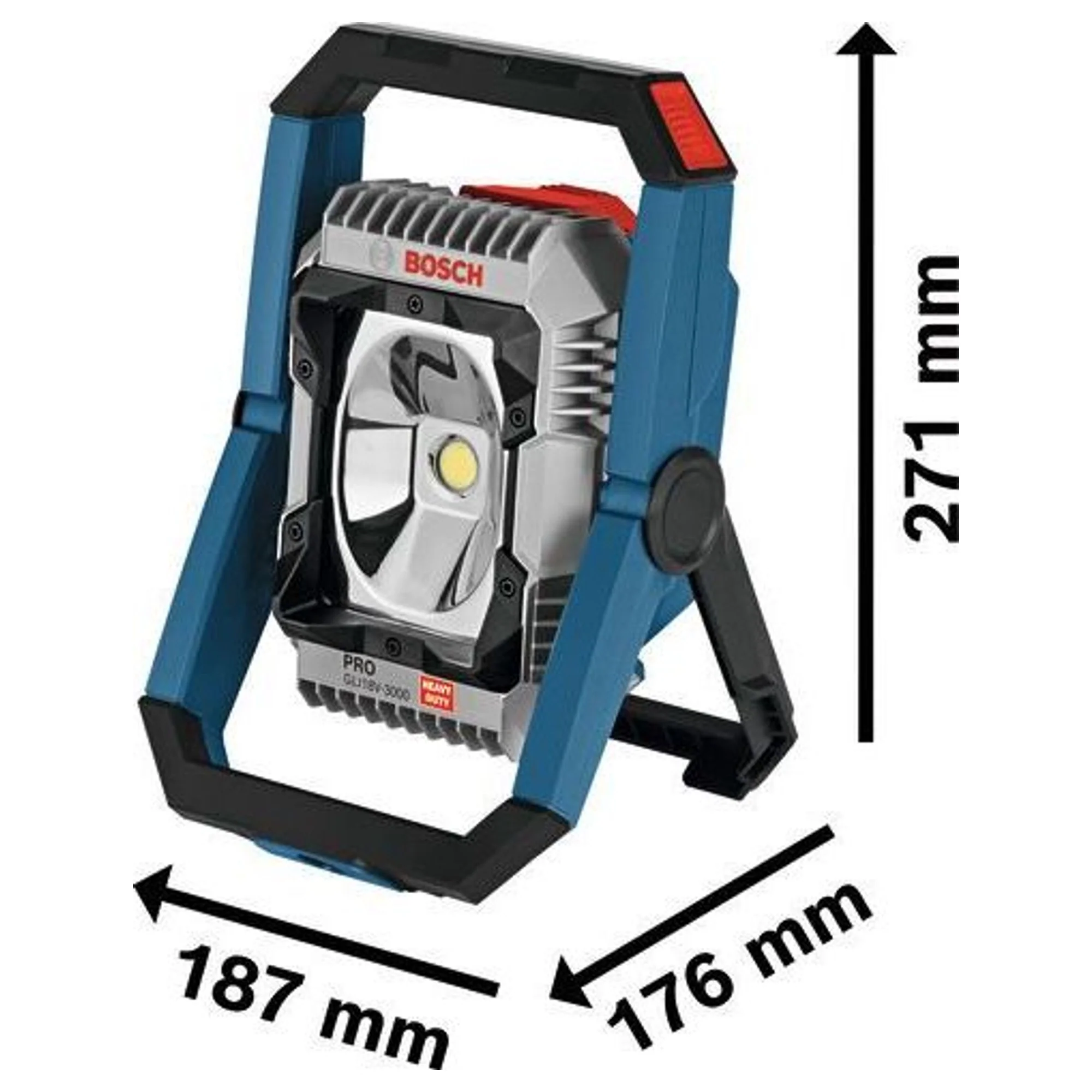 Faro da cantiere Bosch GLI18V-3000 18V - Image 3