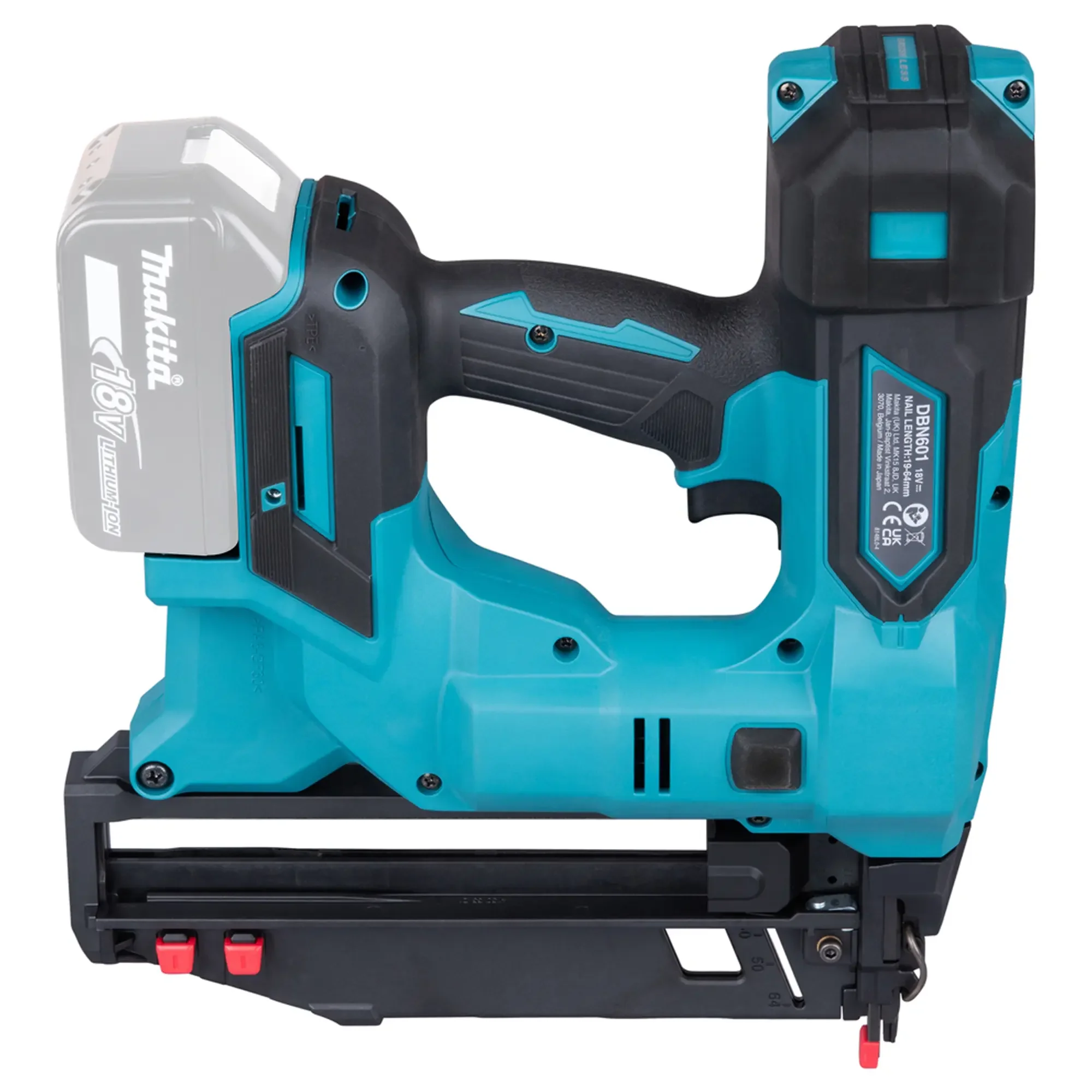 Groppinatrice pneumatica Makita DBN601ZJ 18V - Image 6