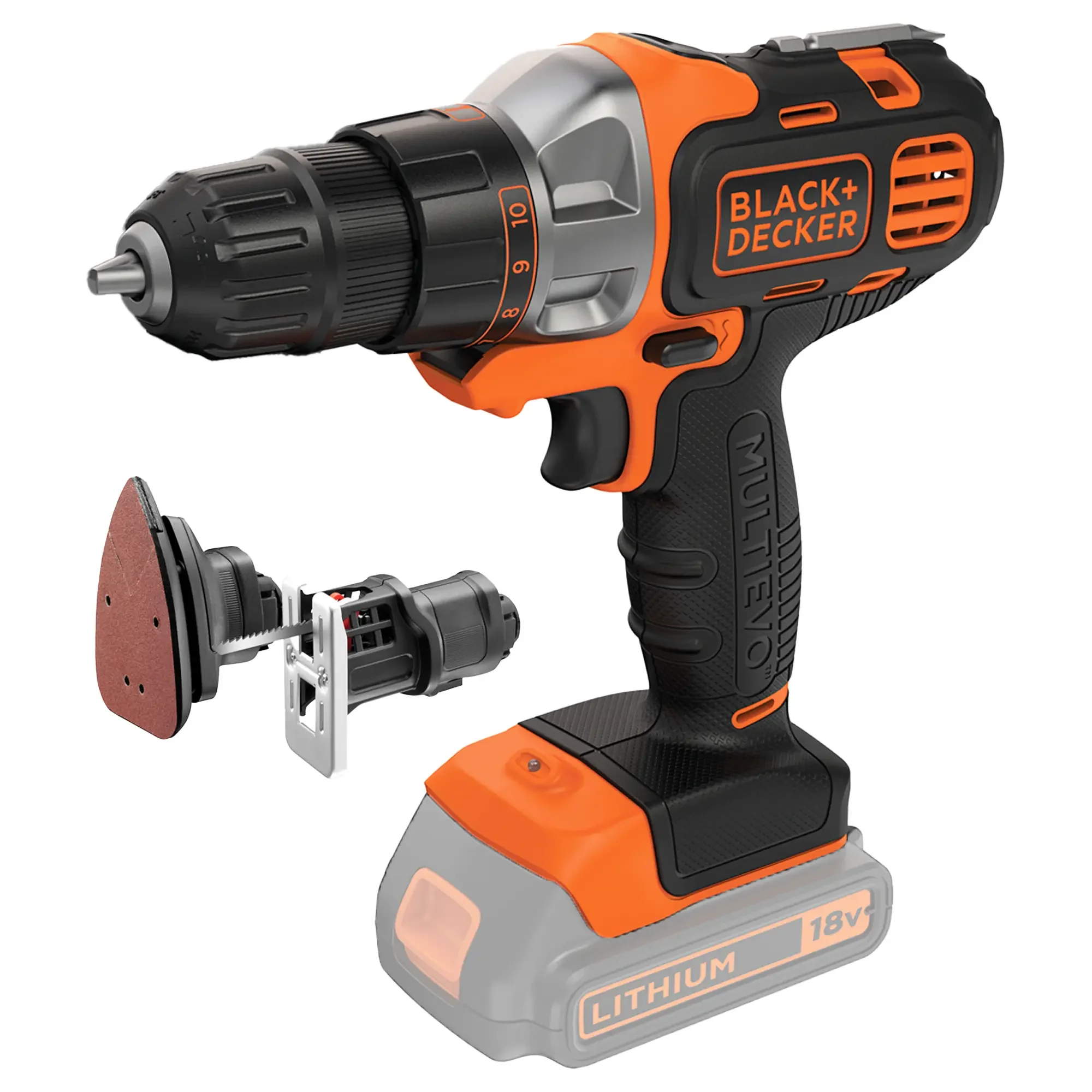 Kit Multievo Black+Decker MT218S1A-QW 18V 1.5Ah - Image 2