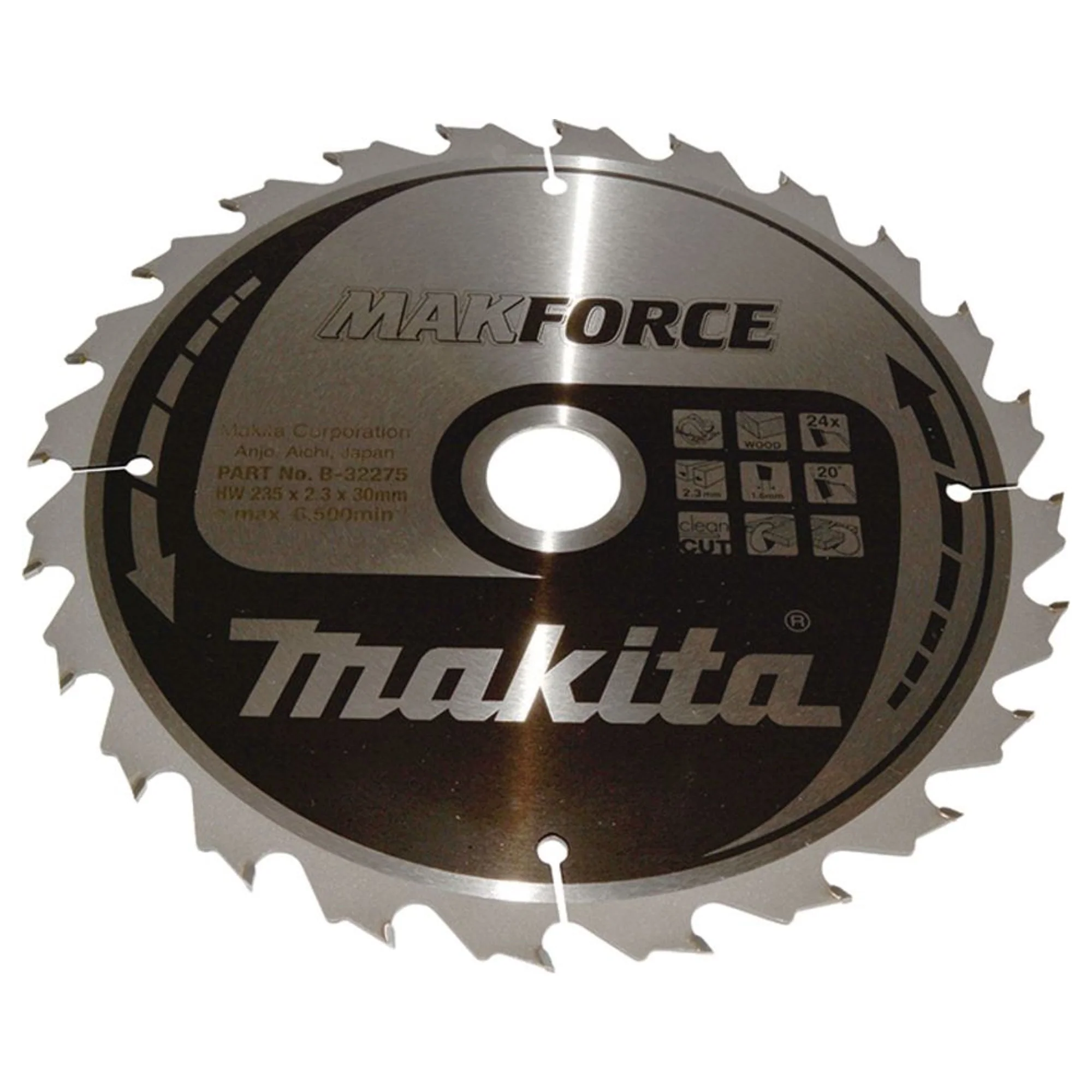Lama Circolare Makita Makforce B-32275 235x30mm 24T