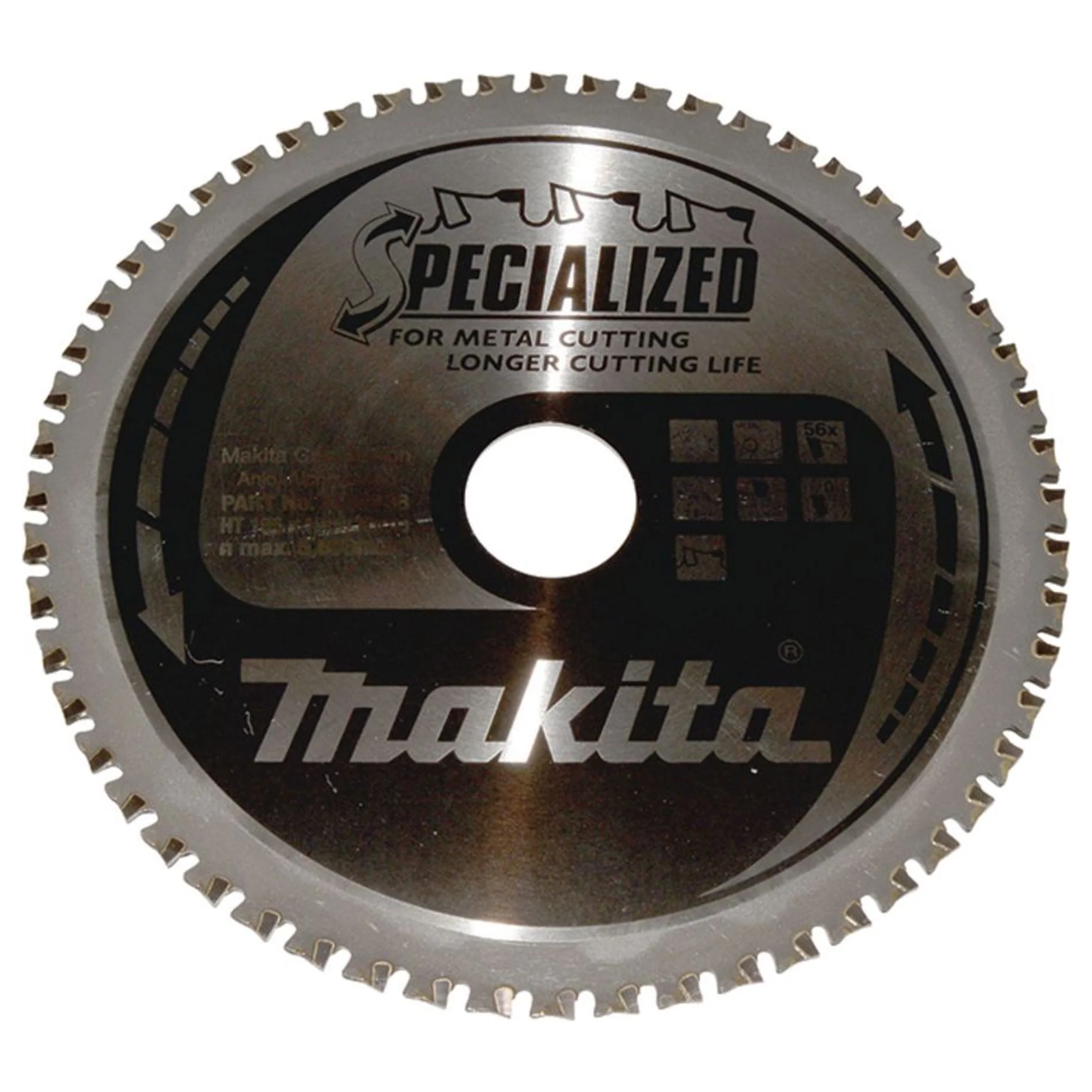Lama per Sega Circolare Makita B-33738 Specialized T.C.T 185x30mm 56T