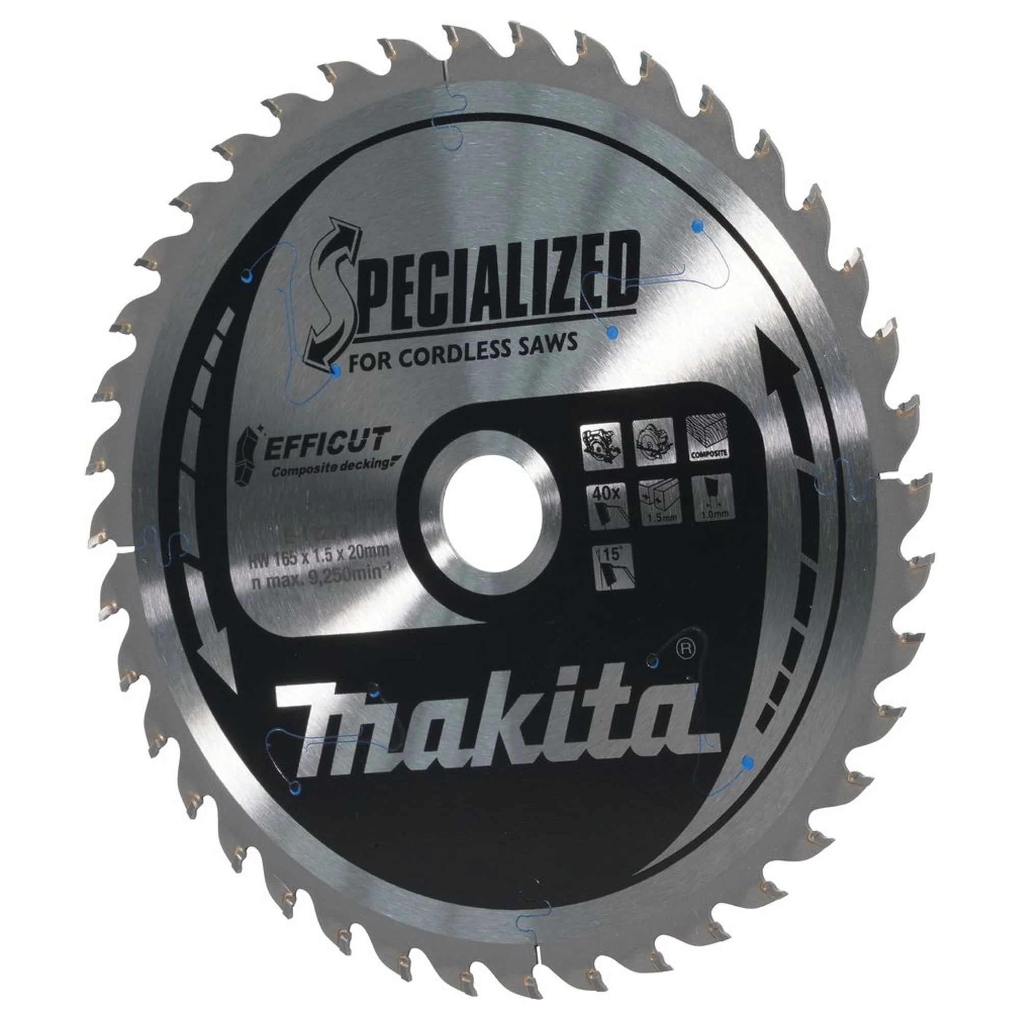 Lama Sega Circolare Makita Efficut E-12223 - Image 2