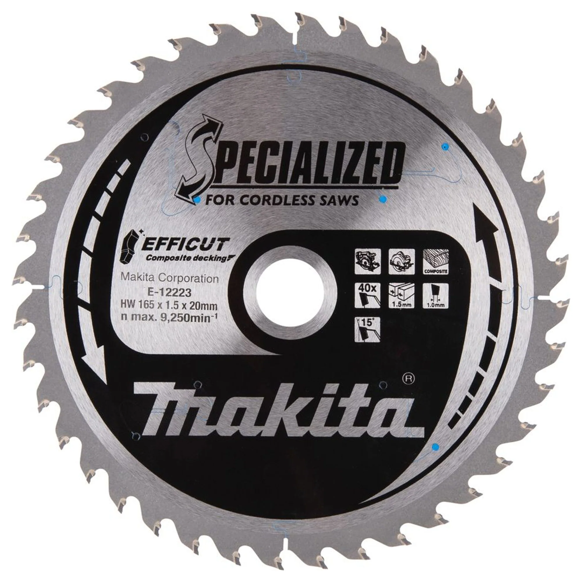 Lama Sega Circolare Makita Efficut E-12223 - Image 3
