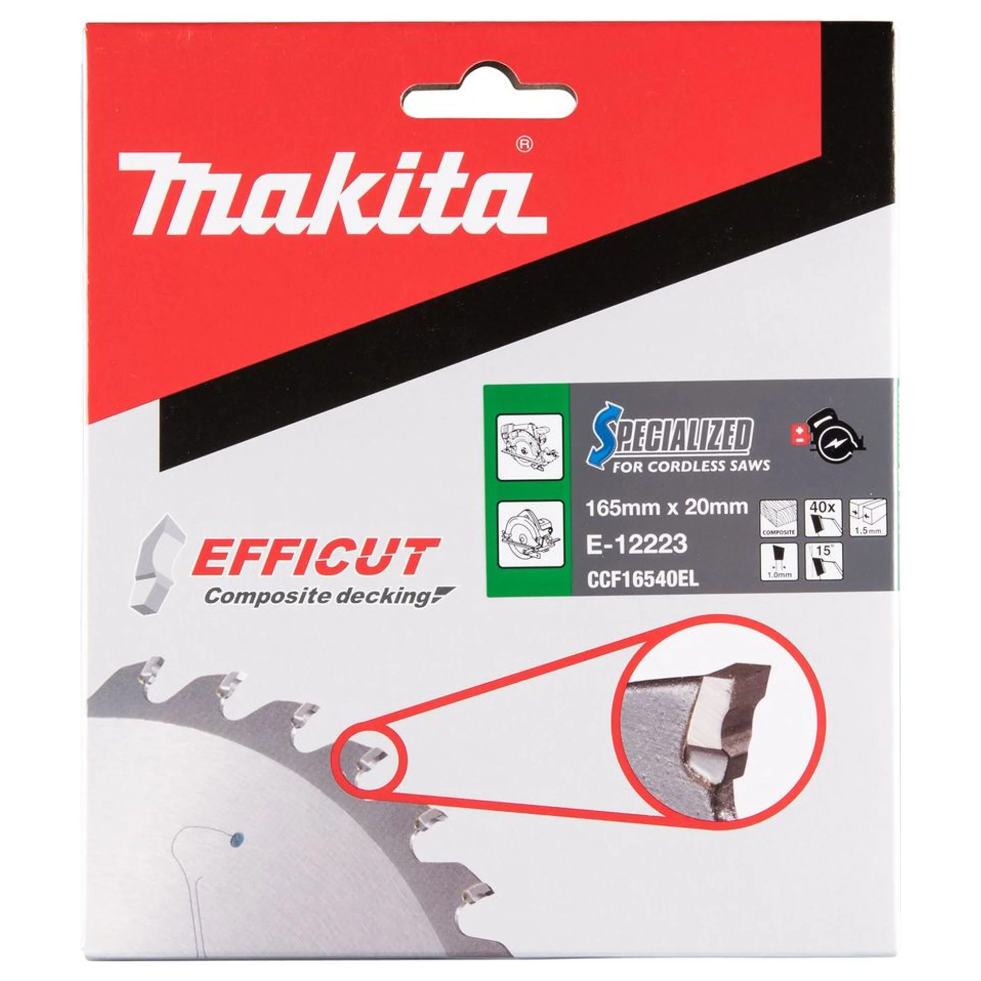 Lama Sega Circolare Makita Efficut E-12223 - Image 4