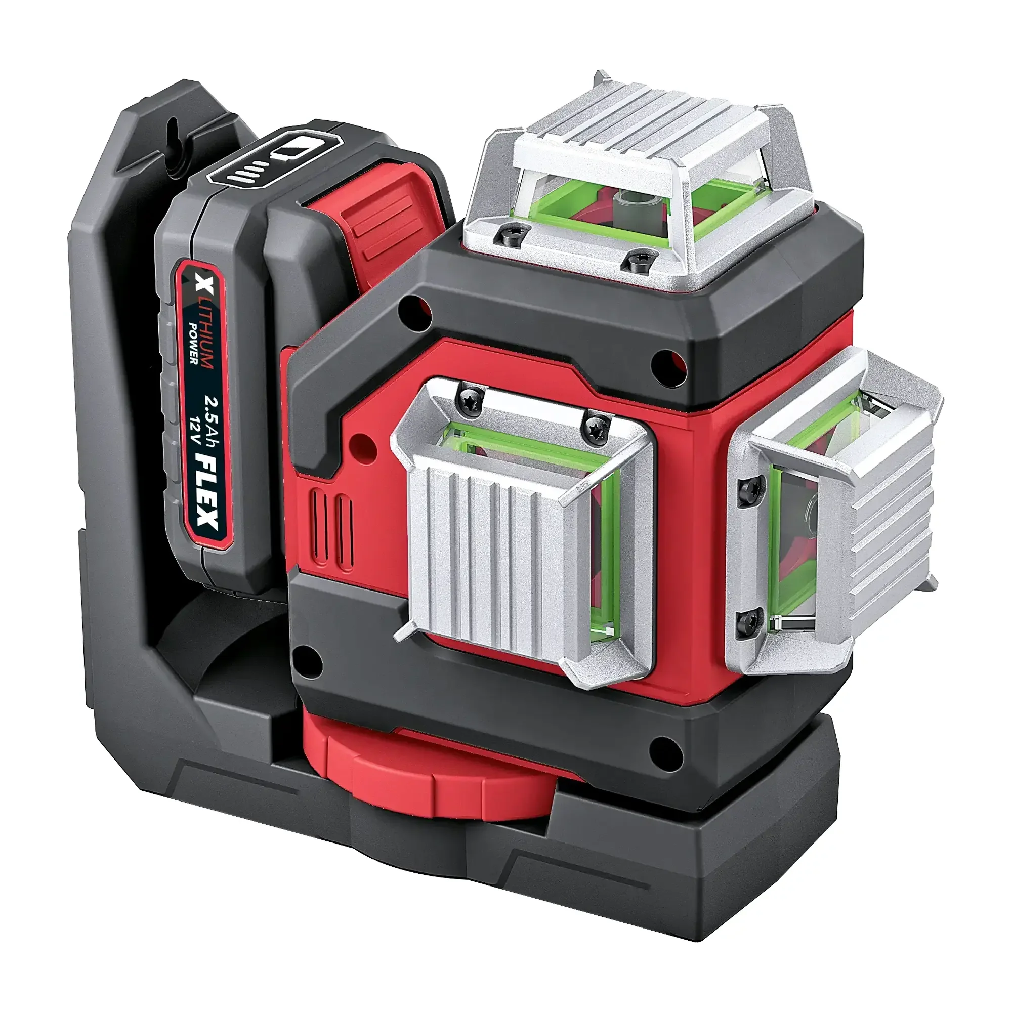 Laser a croce Flex ALC 3/360-G/R 12 Set 12V 2.5Ah - Image 6