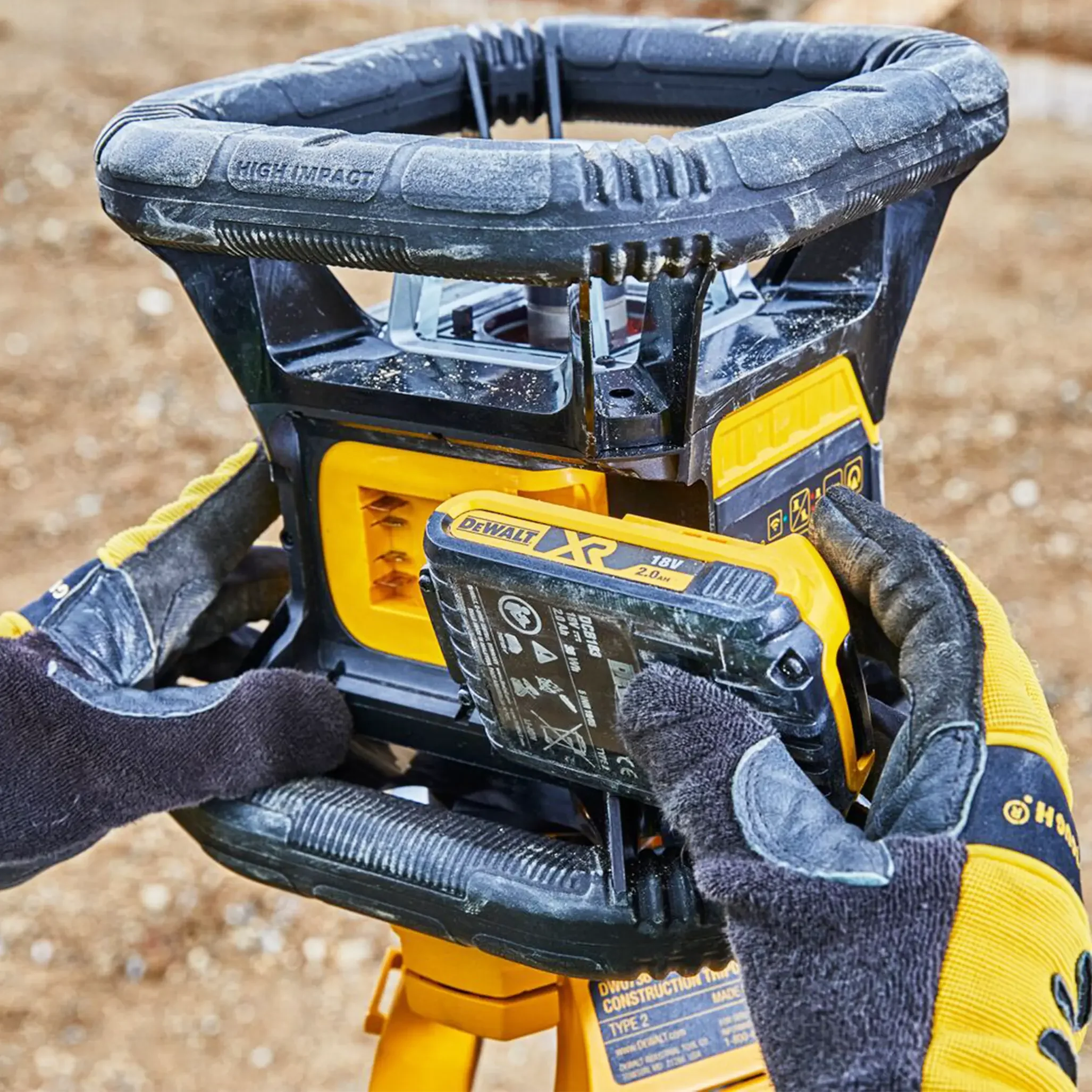 Laser rotativo verde Dewalt DCE080D1GS-QW 18V 2Ah - Image 10