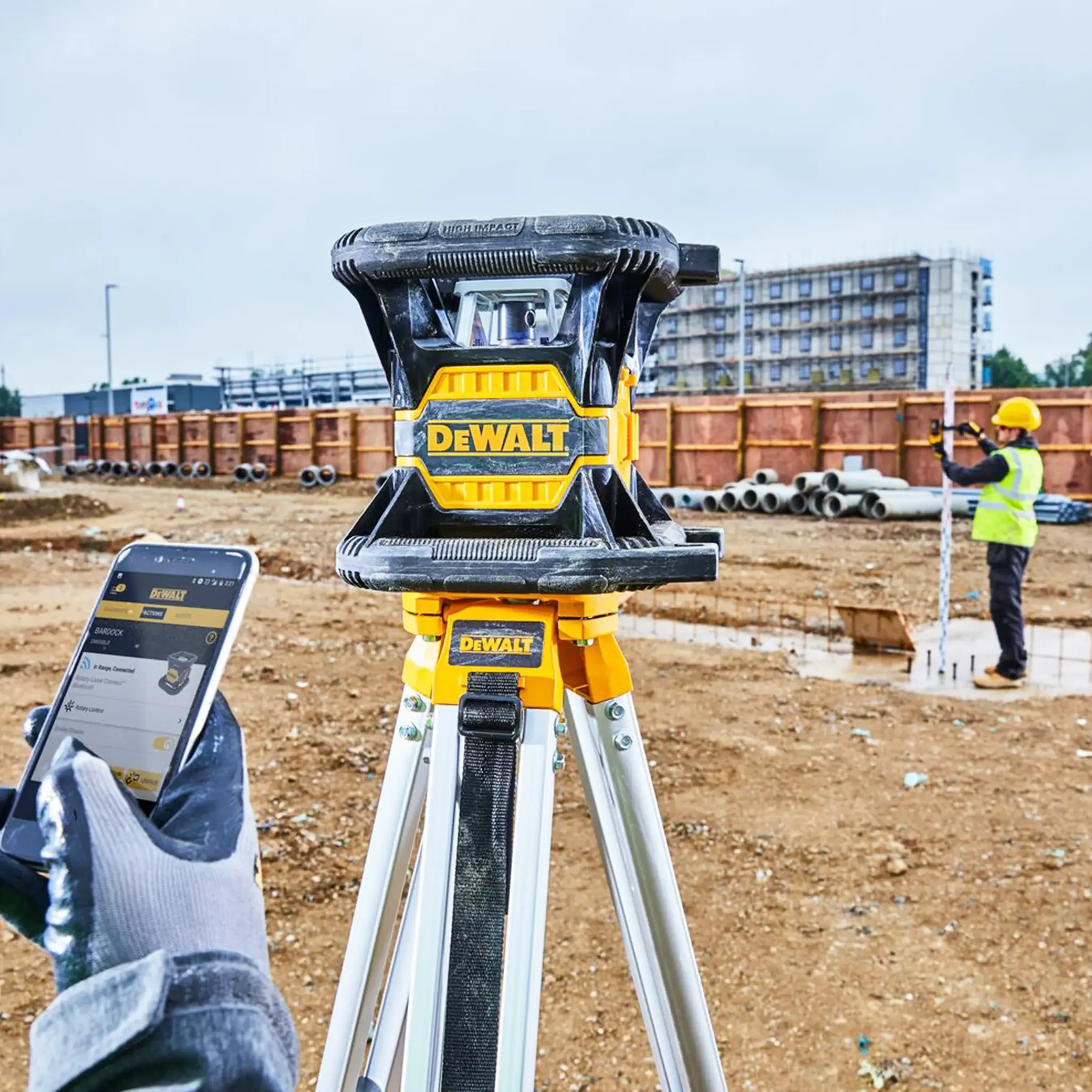 Laser rotativo verde Dewalt DCE080D1GS-QW 18V 2Ah - Image 9