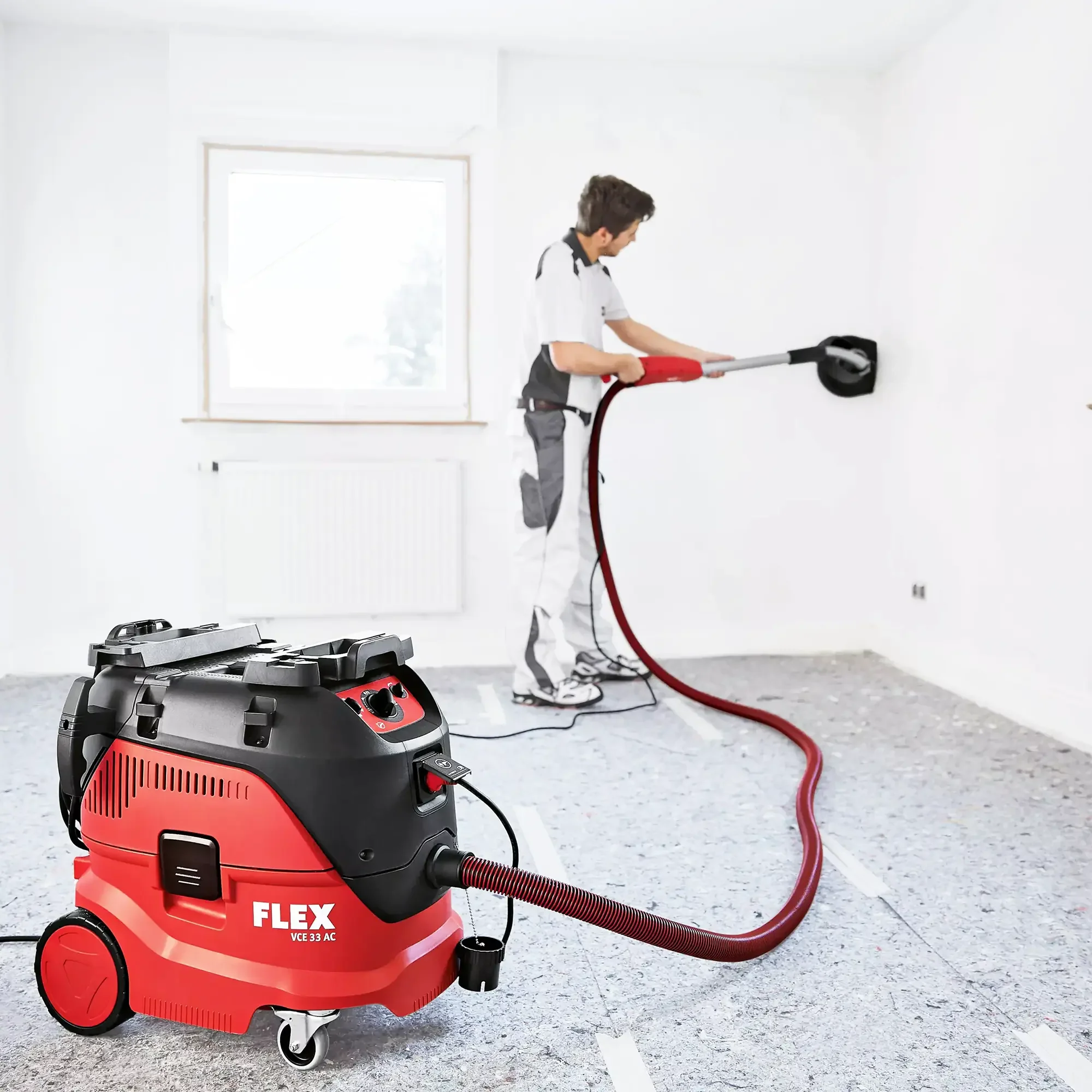 Levigatrice aspirapolvere Flex GE 6 R-EC + VCE 33 M AC Set + Carta abrasiva - Image 10