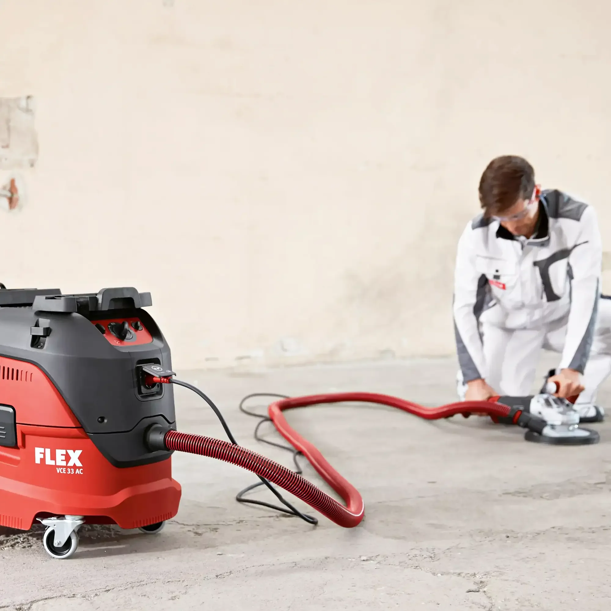 Levigatrice aspirapolvere Flex GE 6 R-EC + VCE 33 M AC Set + Carta abrasiva - Image 12