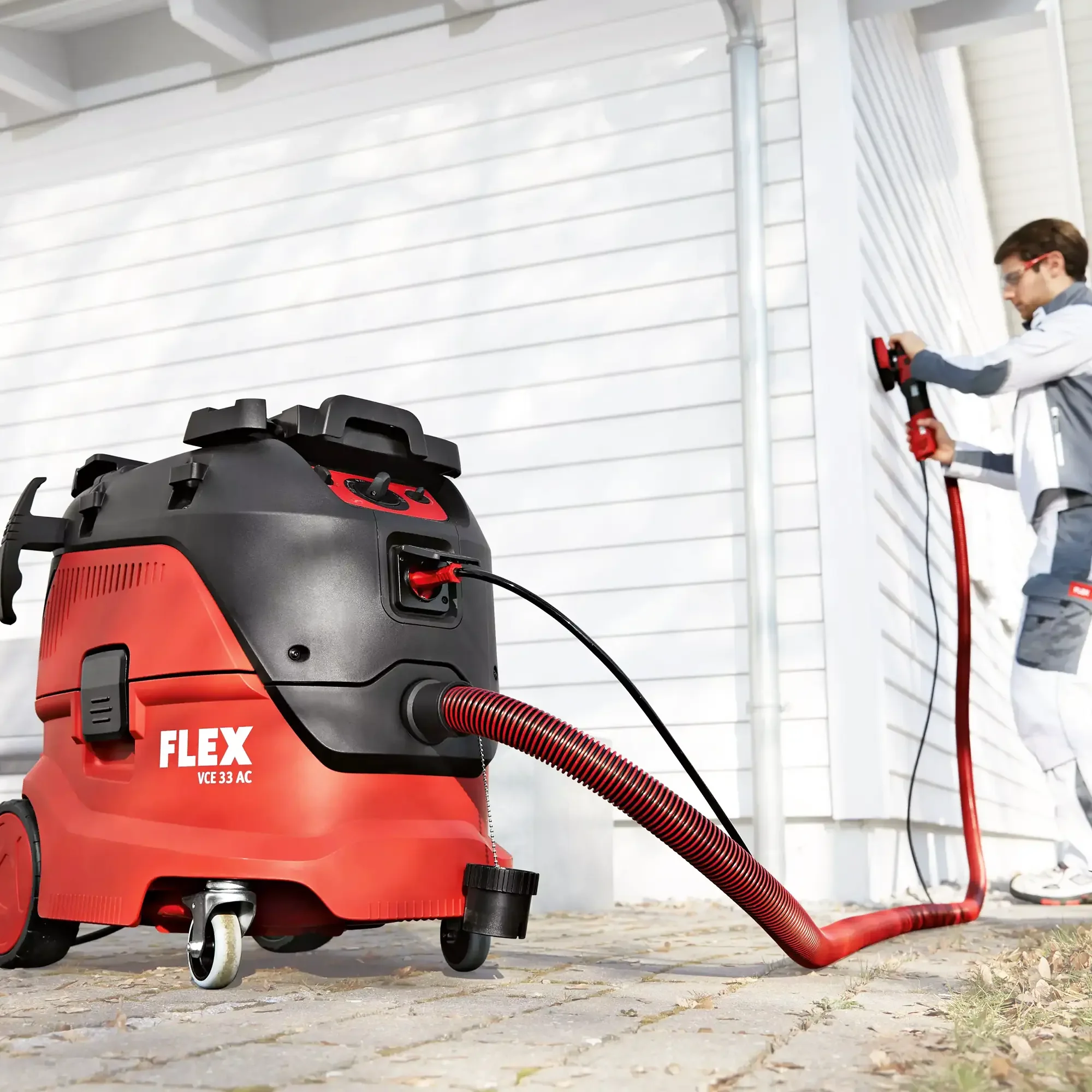Levigatrice aspirapolvere Flex GE 6 R-EC + VCE 33 M AC Set + Carta abrasiva - Image 14