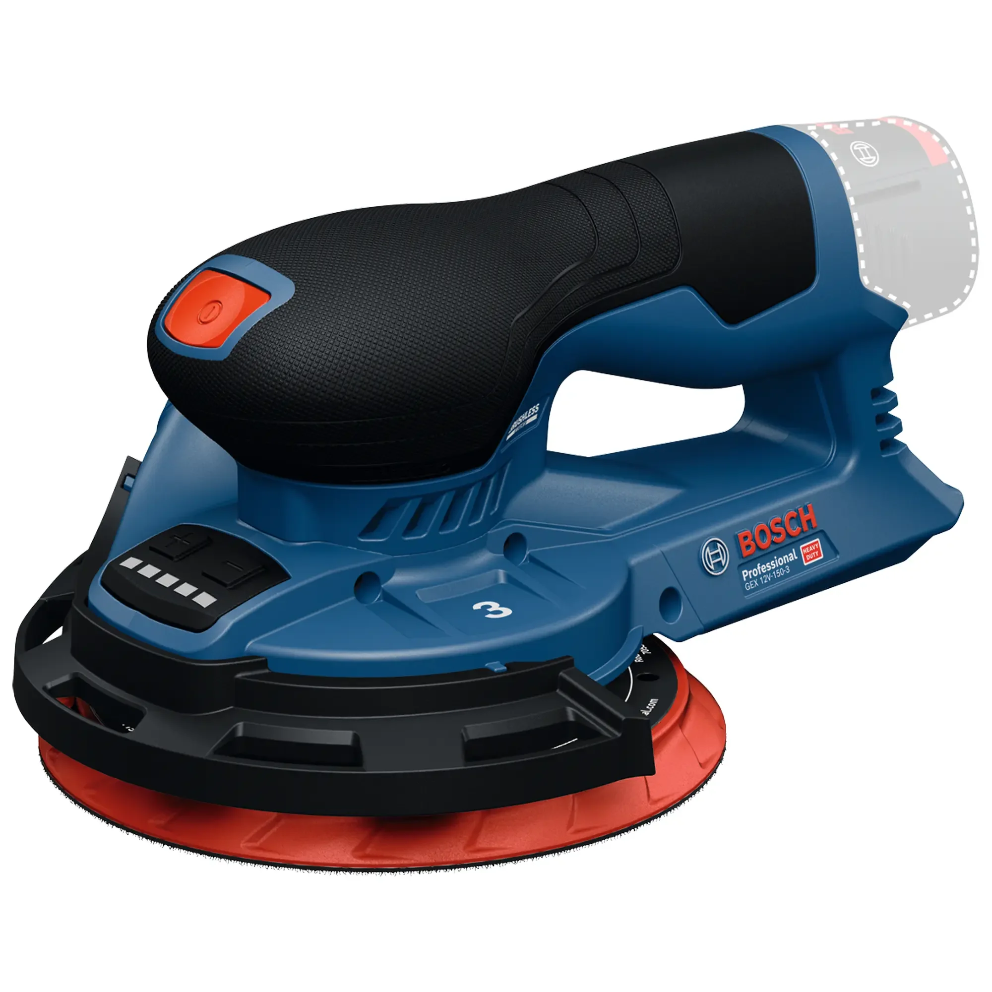 Levigatrice Bosch GEX 12V-150-3 PRO 12V - Image 2
