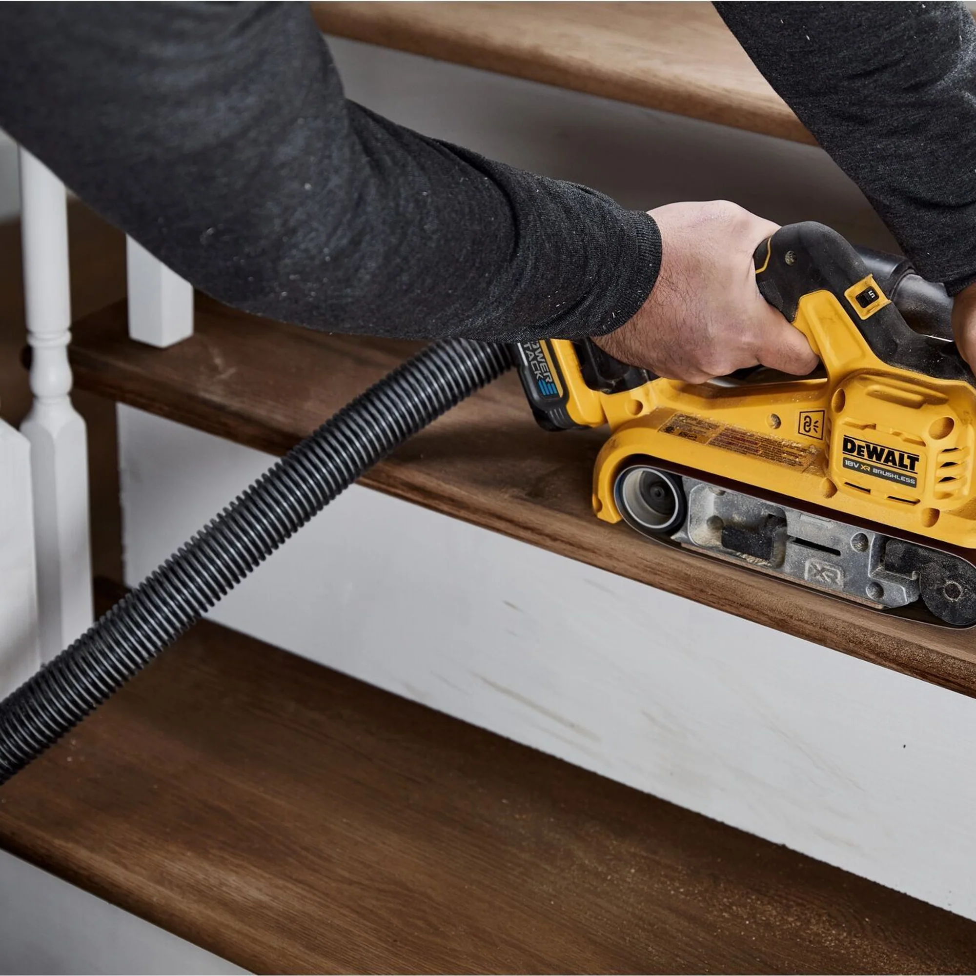 Levigatrice a nastro Dewalt DCW220NT-XJ 18V - Image 9