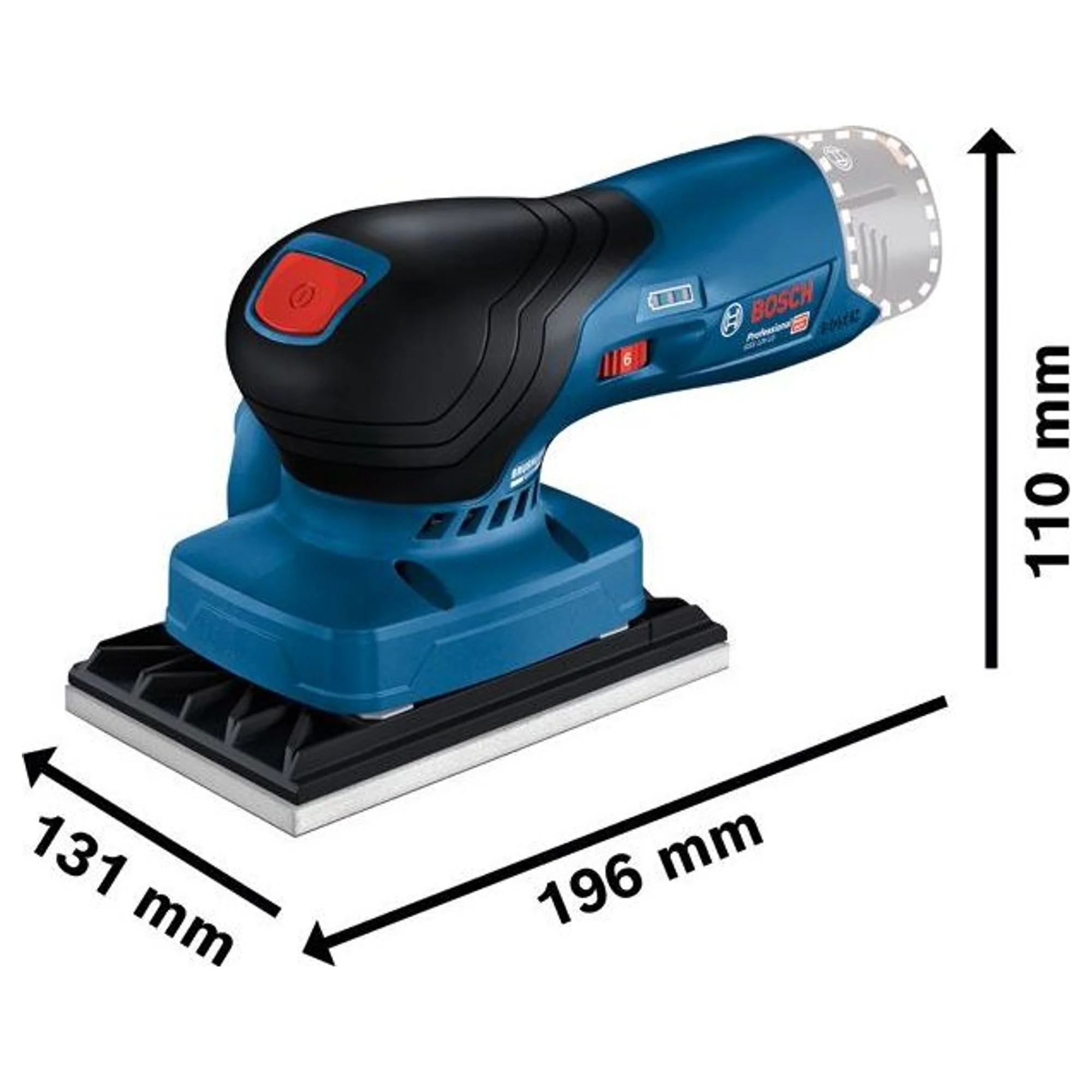 Levigatrice Orbitale Bosch GSS 12V-13 PRO 12V - Image 3