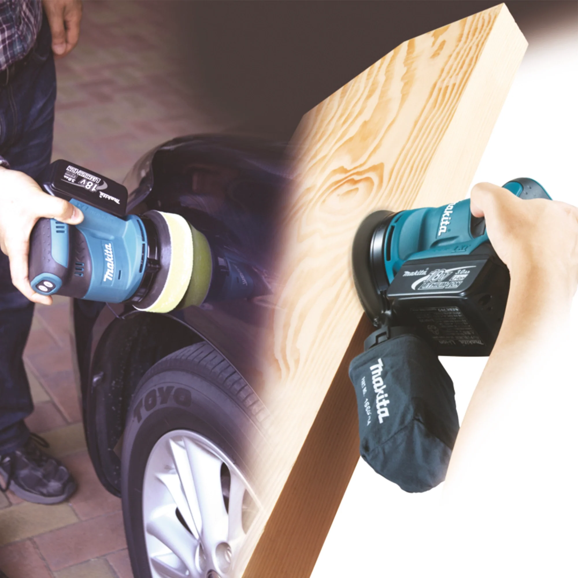 Levigatrice Orbitale Makita DBO180RTJ 18V 5Ah - Image 7