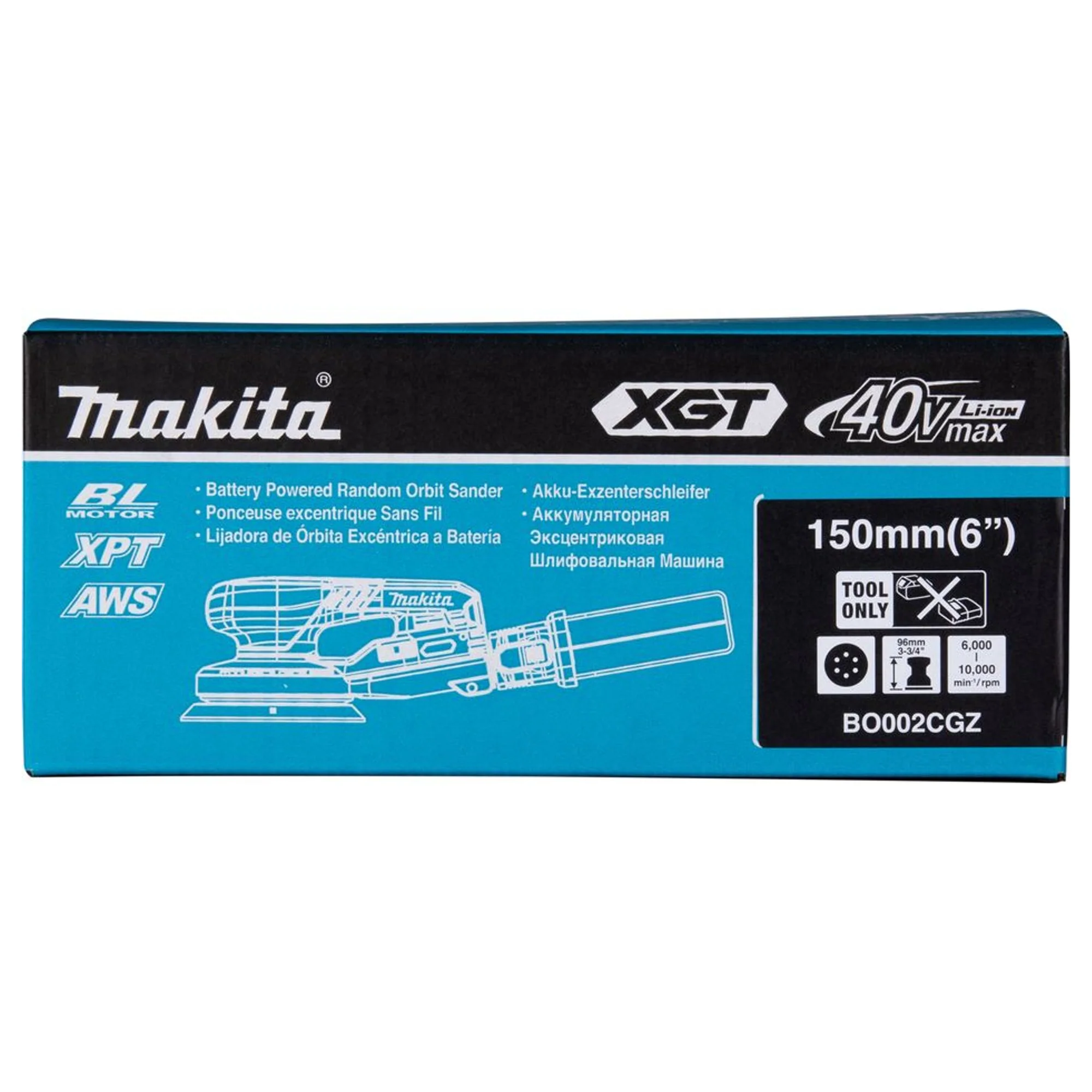 Levigatrice Rotorbitale Makita BO002CGZ 40V - Image 19