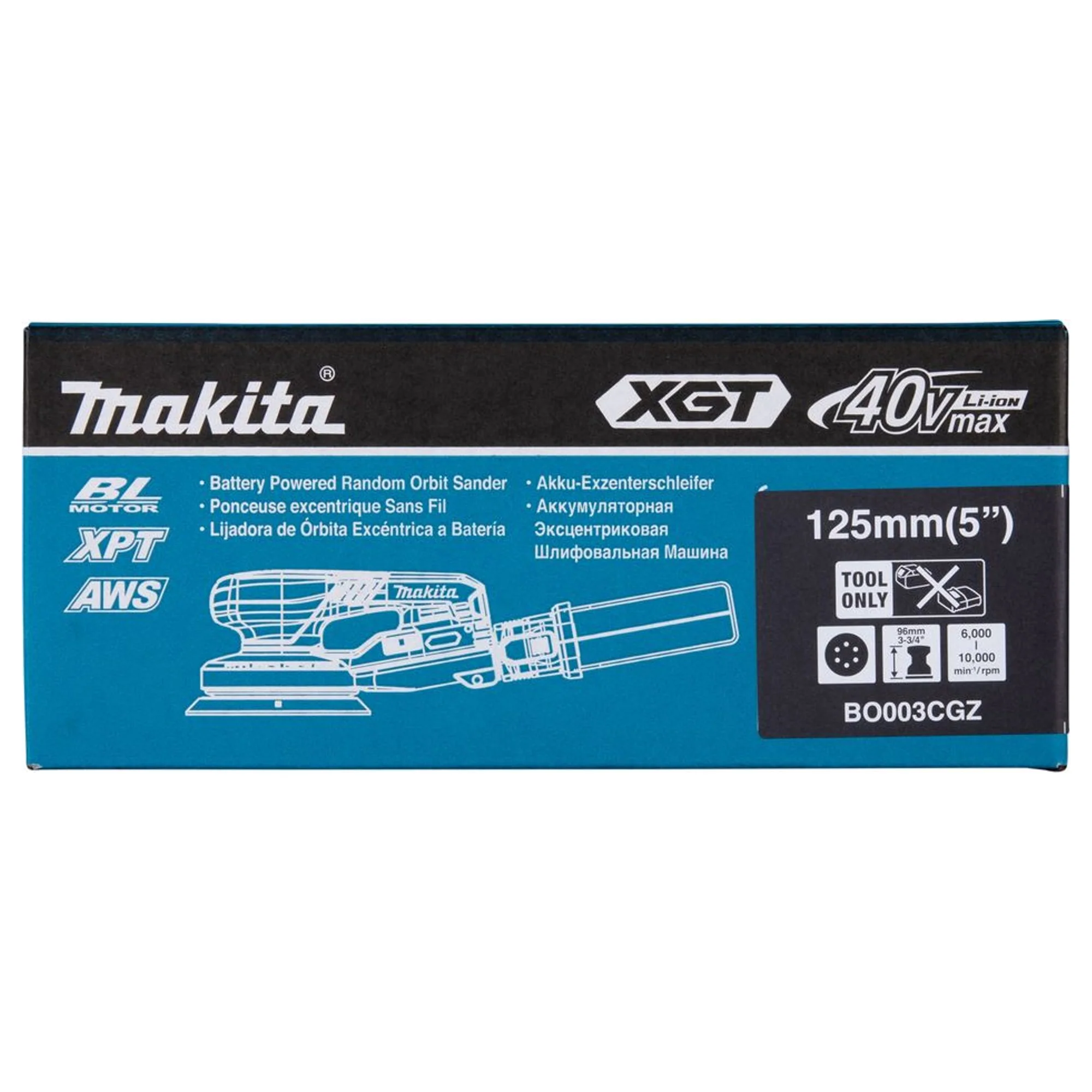 Levigatrice Rotorbitale Makita BO003CGZ 40V - Image 19