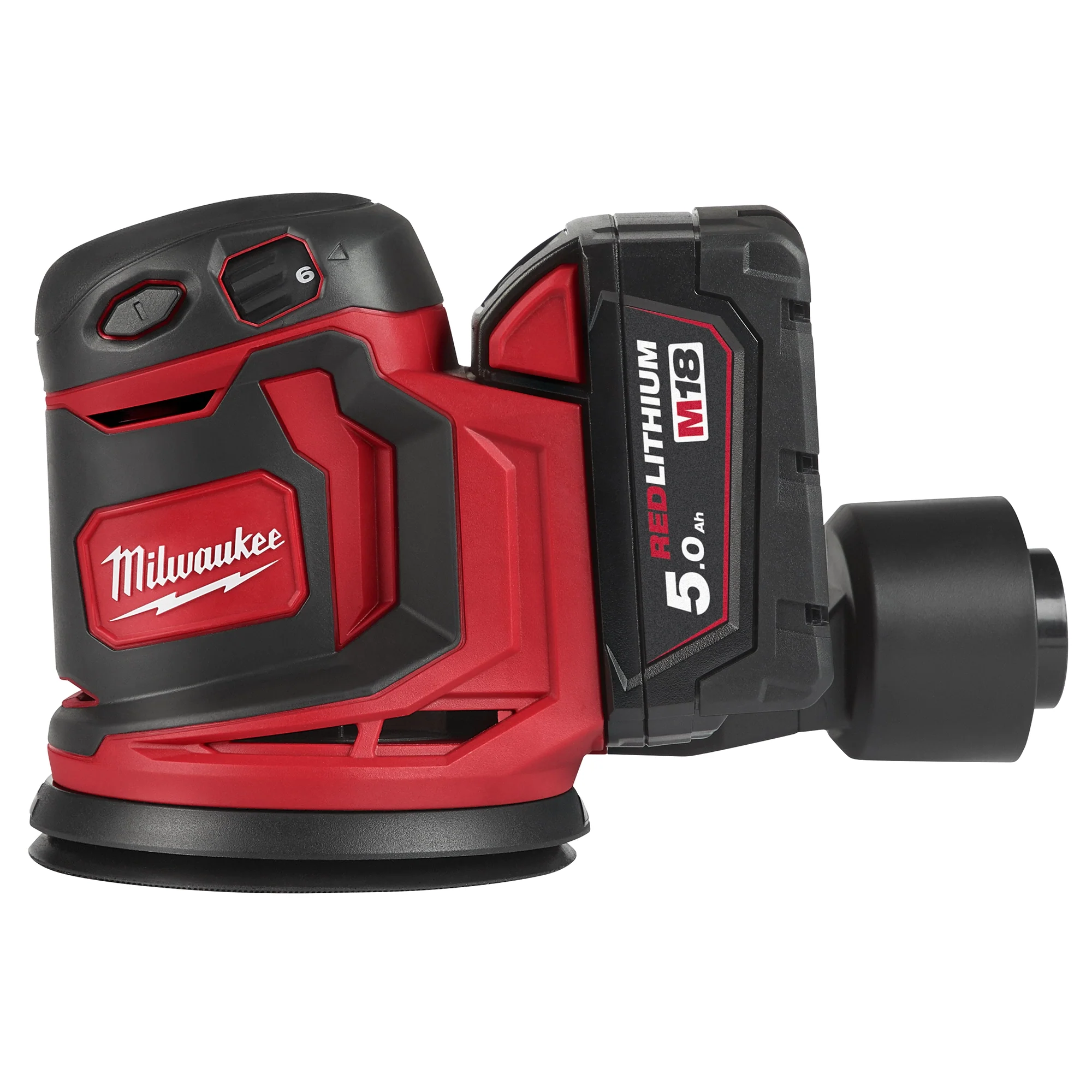 Levigatrice Rotorbitale Milwaukee M18 BOS125-502B 18V 5Ah - Image 2