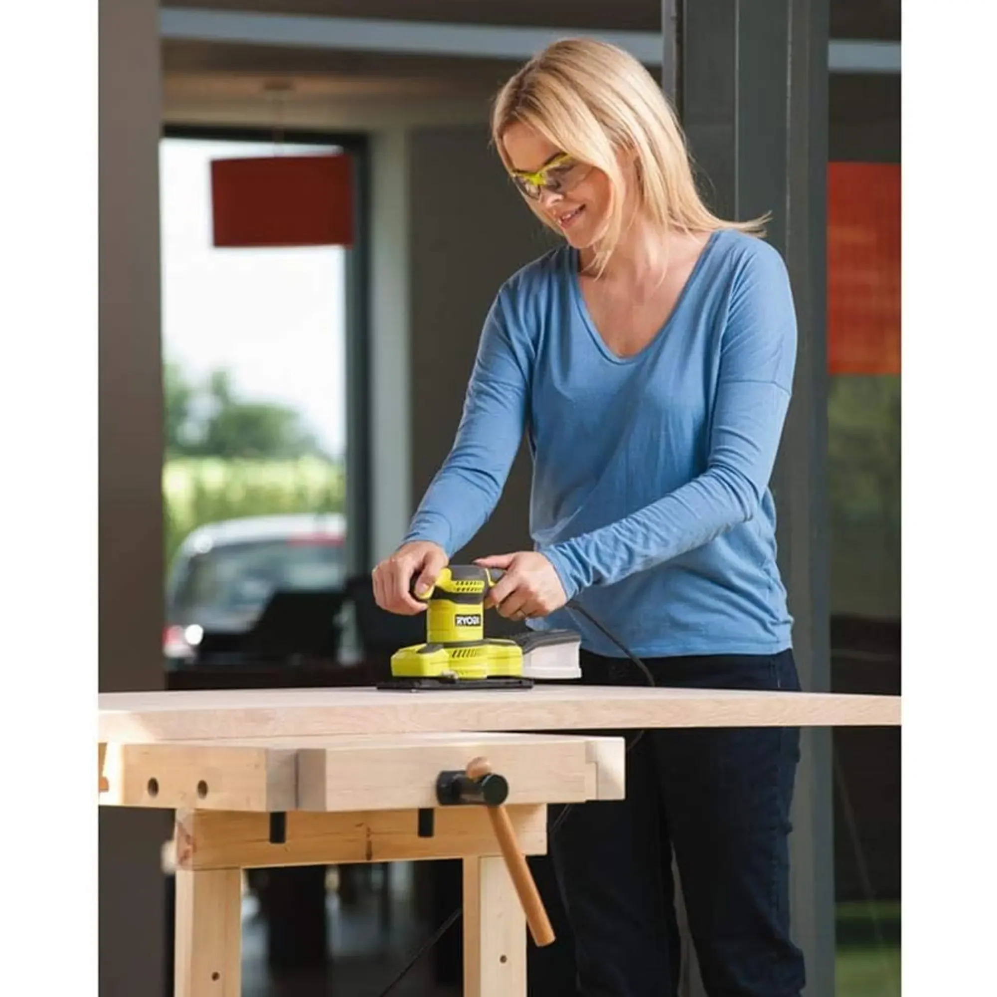Levigatrice rotorbitale Ryobi RSS280-SA30 280W - Image 3