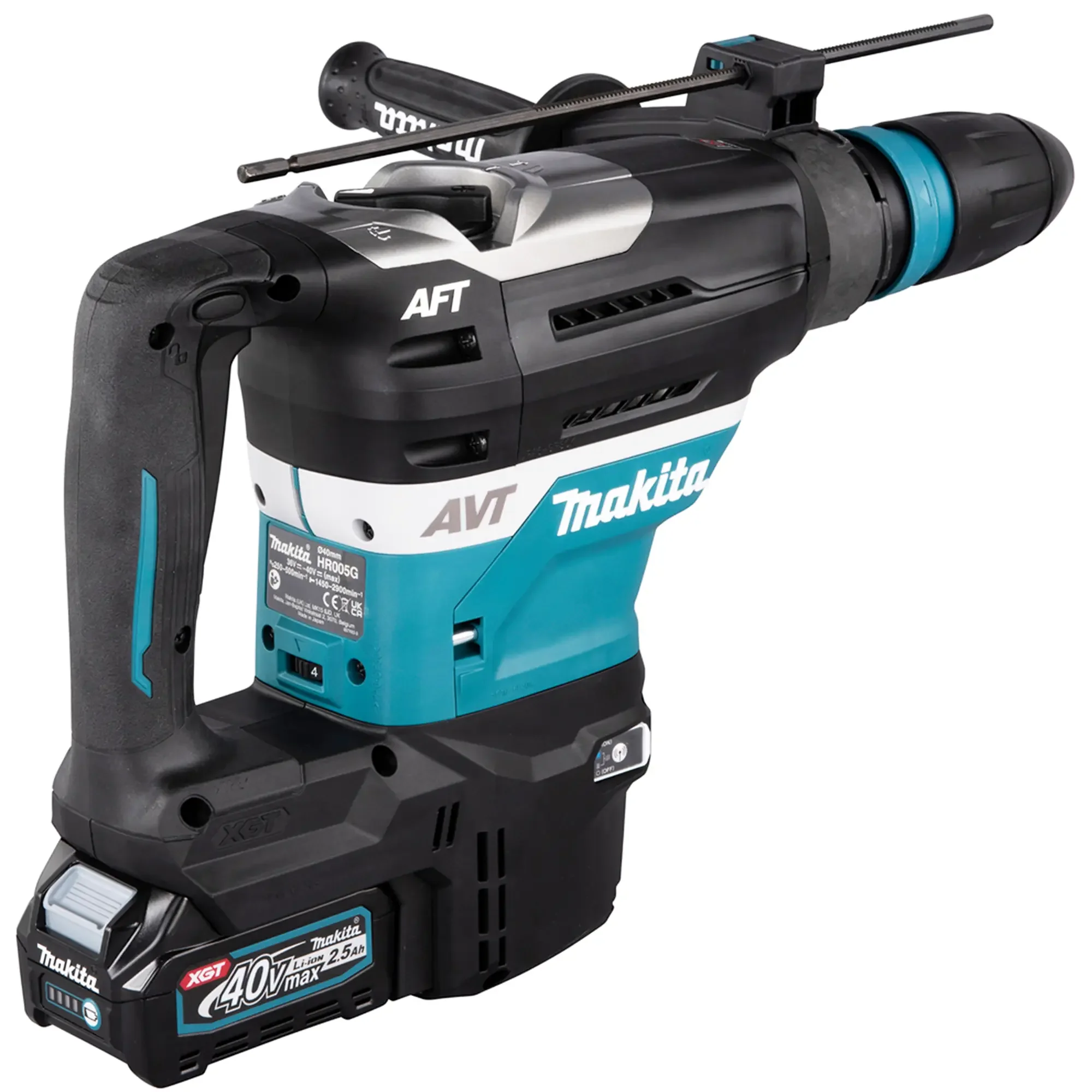Martello Demolitore Rotativo Makita HR005GT202 40V 5Ah - Image 5